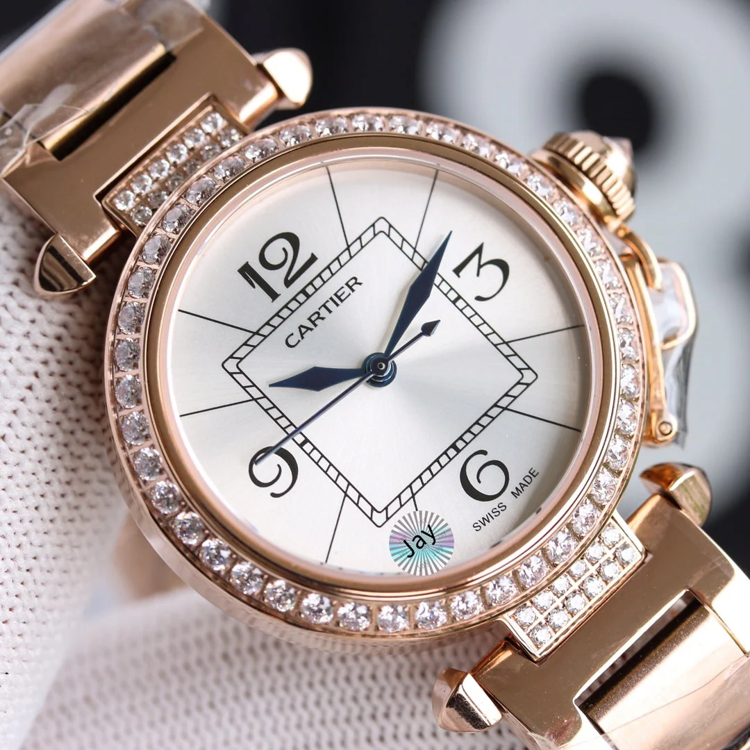 Cartier Watch PASHA DE CARTIER 32MM AUTOMATIC ROSE GOLD CASE
