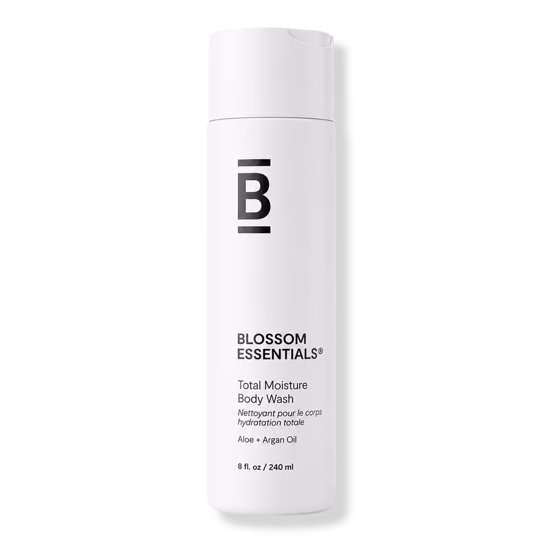 Blossom Essentials  Total Moisture Body Wash - Gentle Moisturizing Wash for Dry, Sensitive Skin