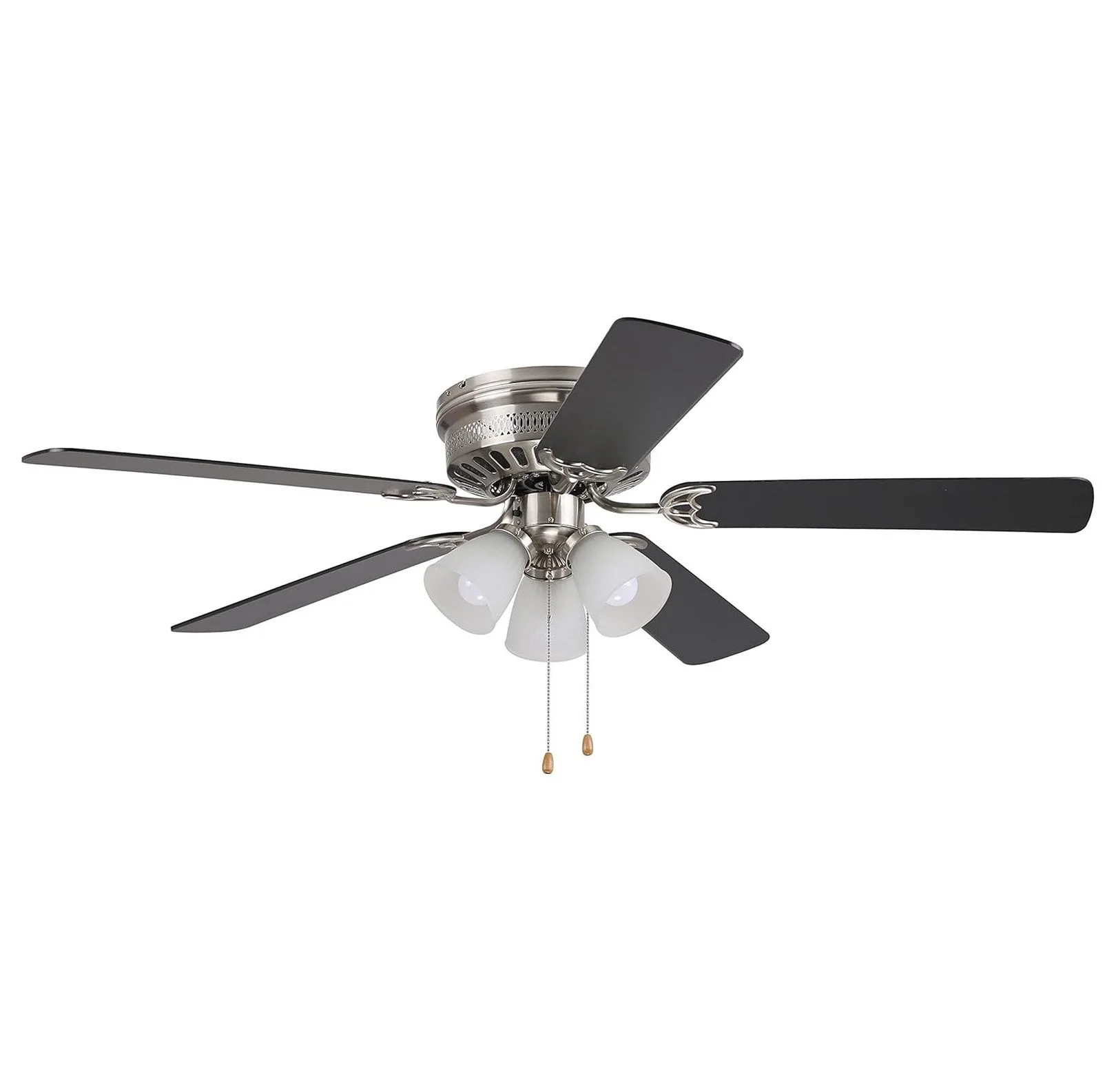 - 52" Flushmount LED Ceiling Fan with 3 lights - CC52SN5L3 (10286)