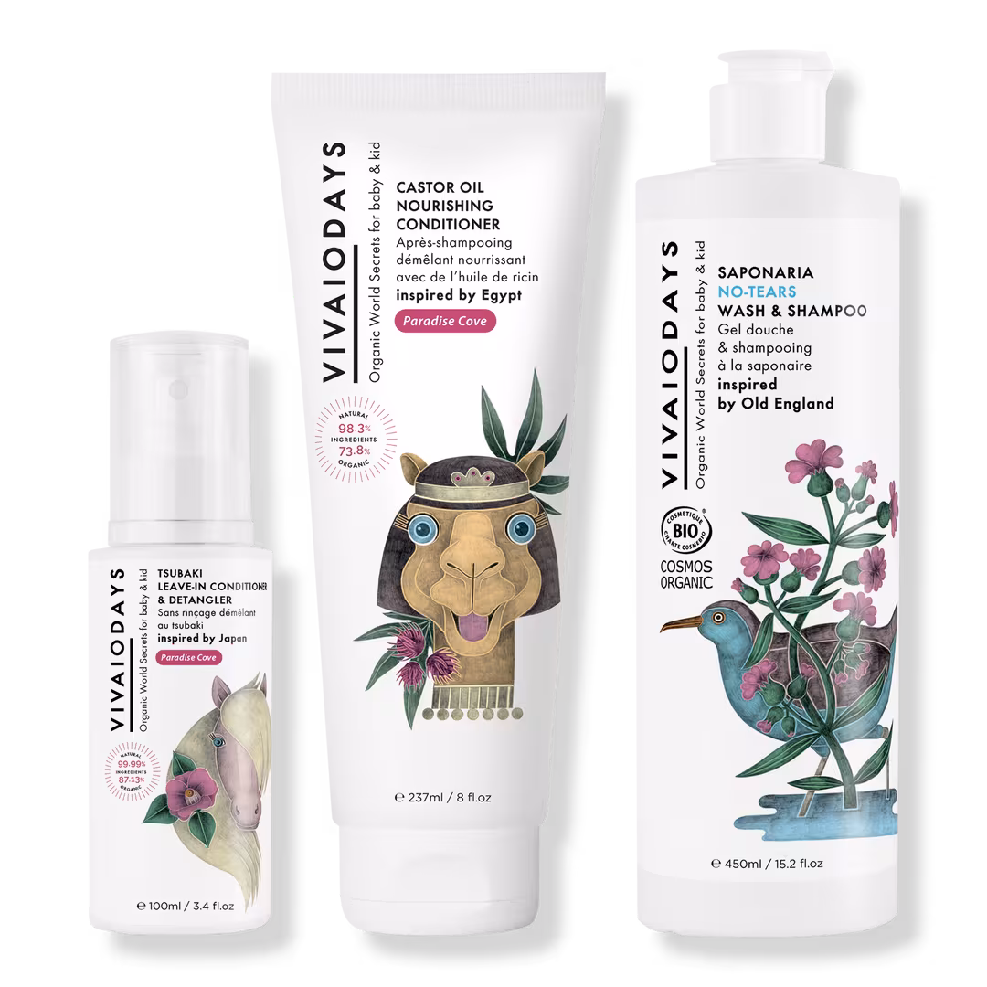VIVAIODAYS  Natural Hair Care Bundle for Kids