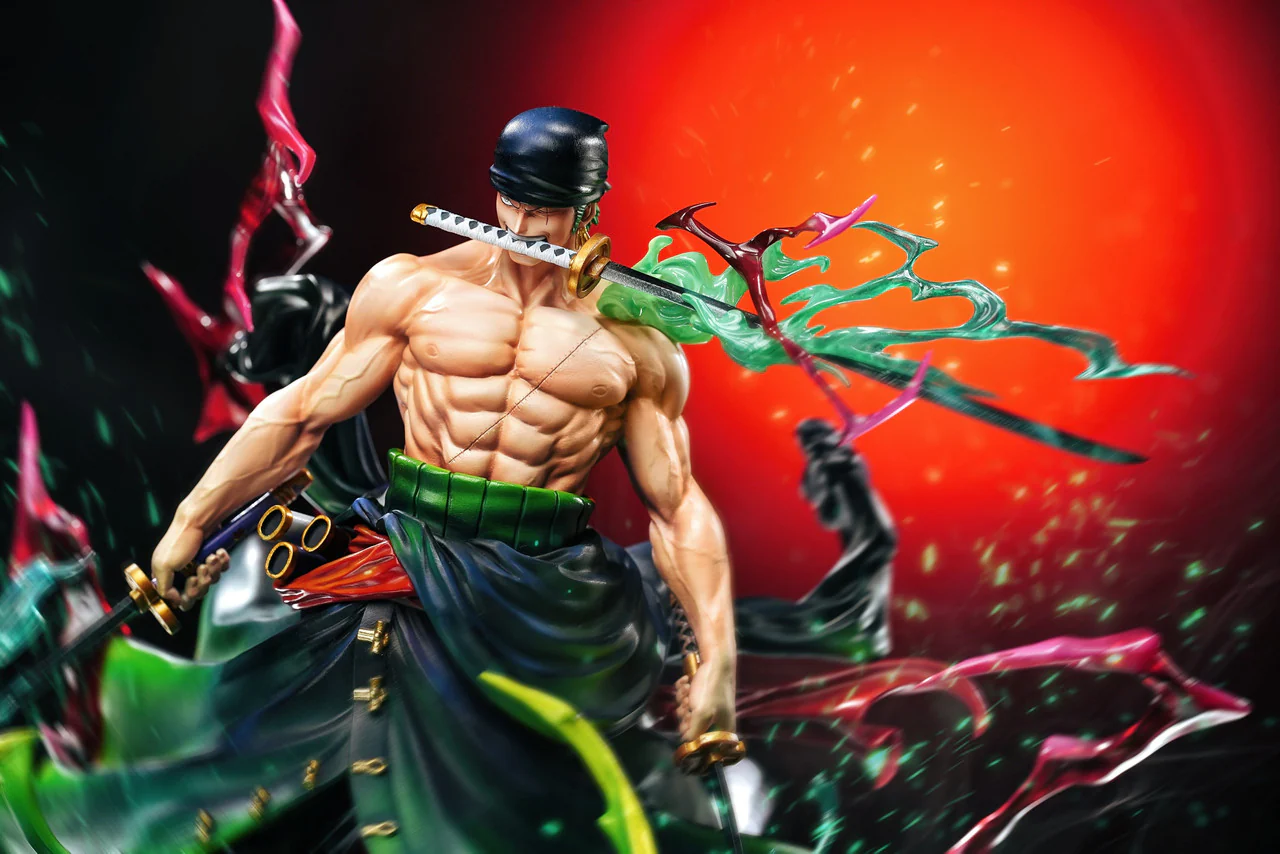 One Piece - Zoro King of Hell | Resin Statue | by SY & LX Studio