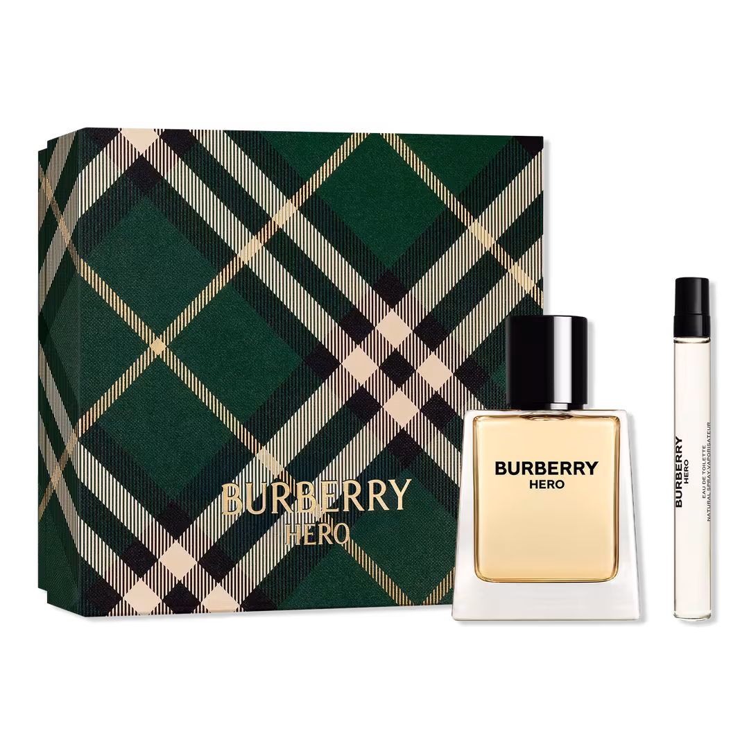 Burberry  Hero Eau de Toilette and Travel Spray 2-Piece Cologne Gift Set