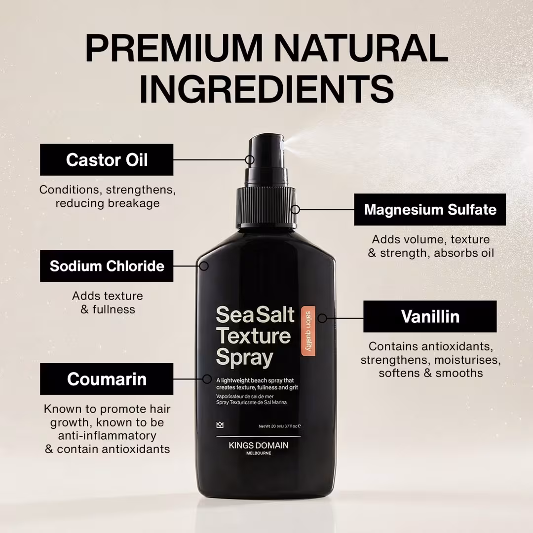 Kings Domain Melbourne  Sea Salt Texture Spray