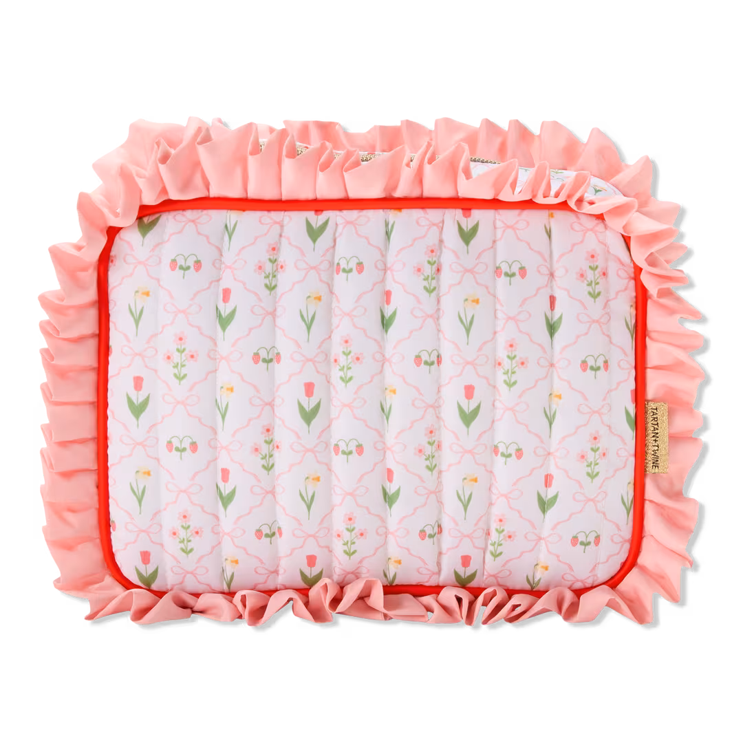 Tartan + Twine  Retro Floral Organizer