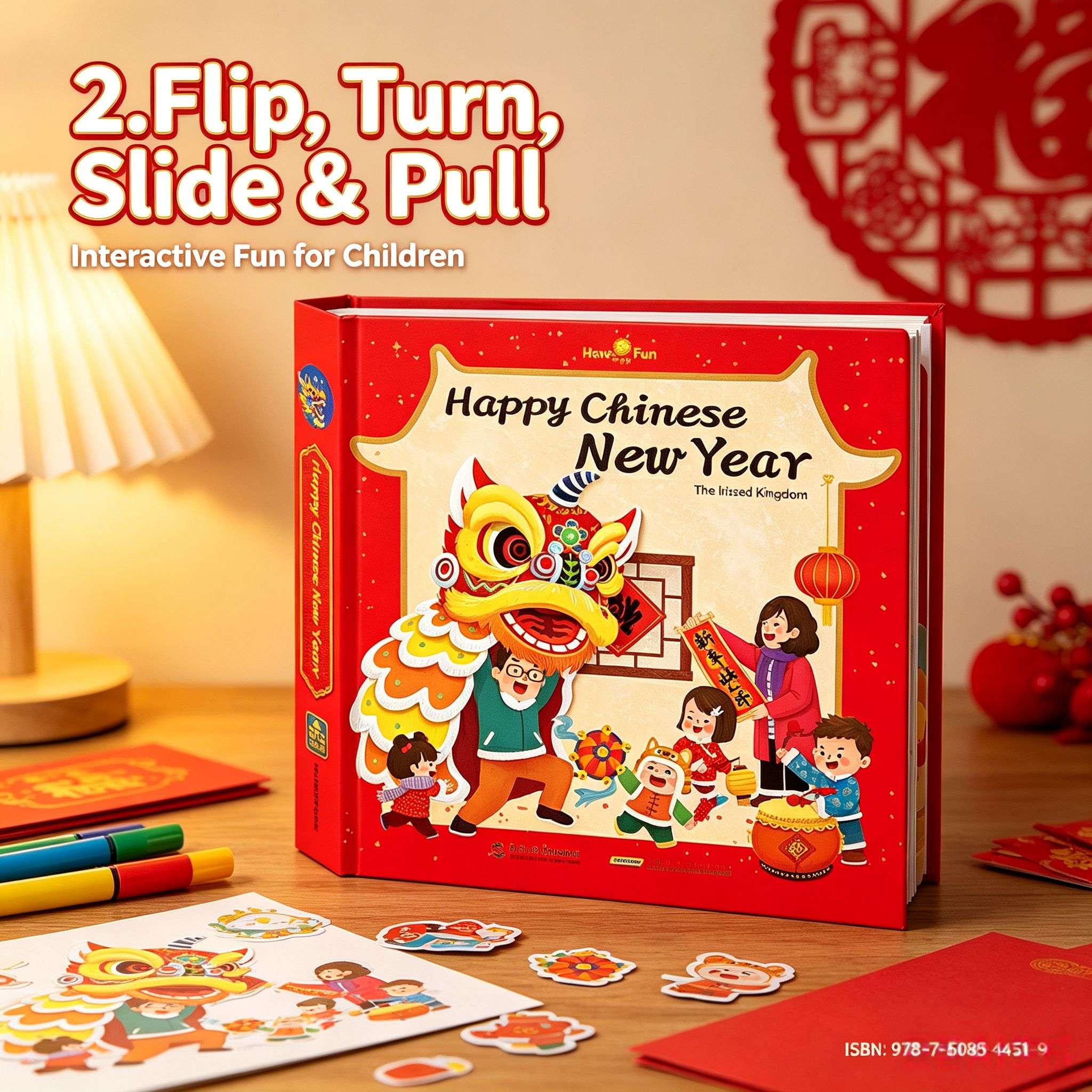 Happy Chinese New Year: A Pop-Up & Lift-the-Flap Book for Kids | English Edition