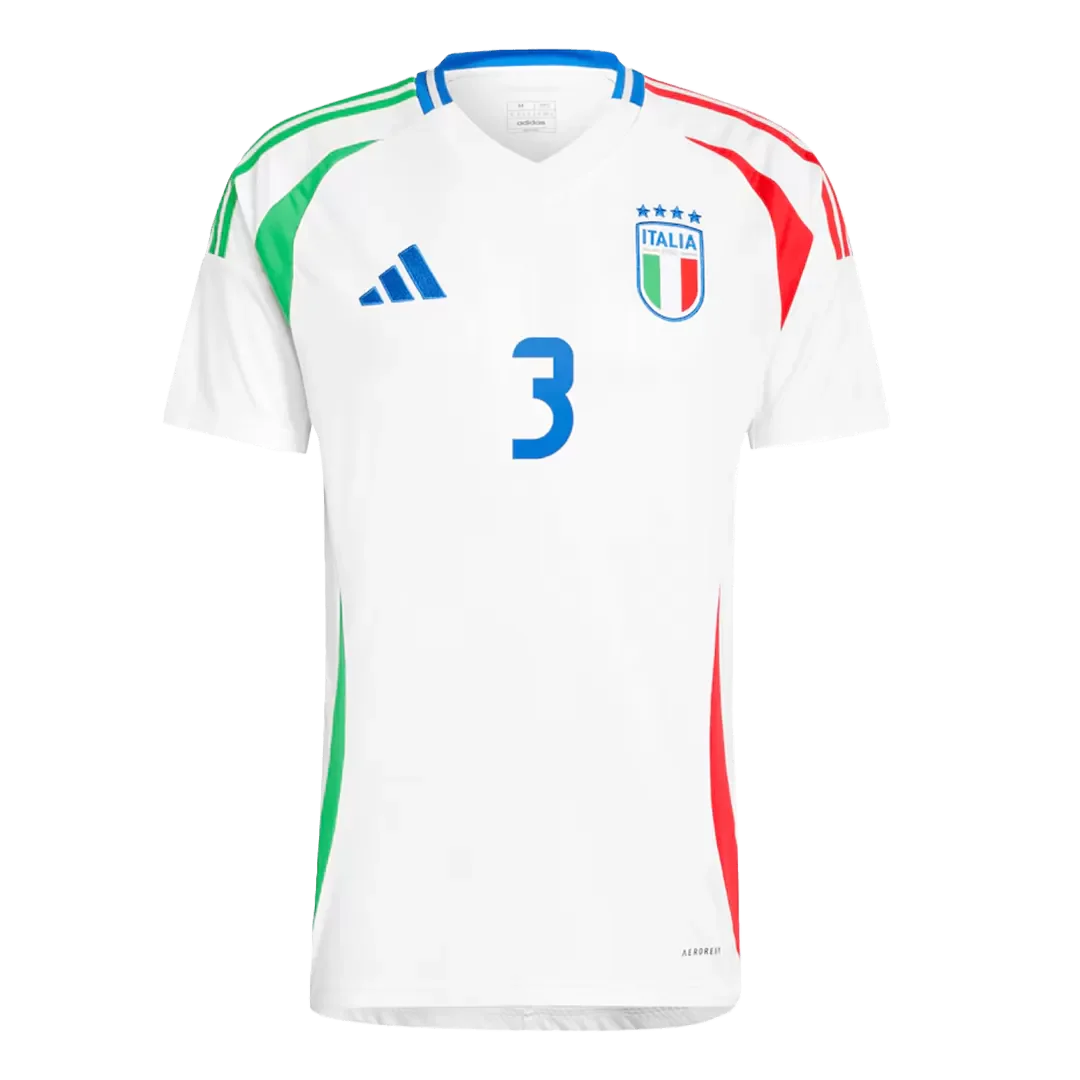 DIMARCO #3 Italy Away Soccer Jersey Euro 2024
