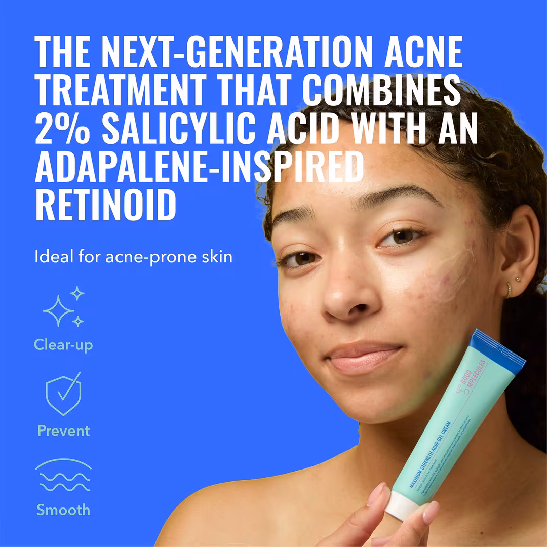 Good Molecules  Maximum Strength Acne Gel Cream