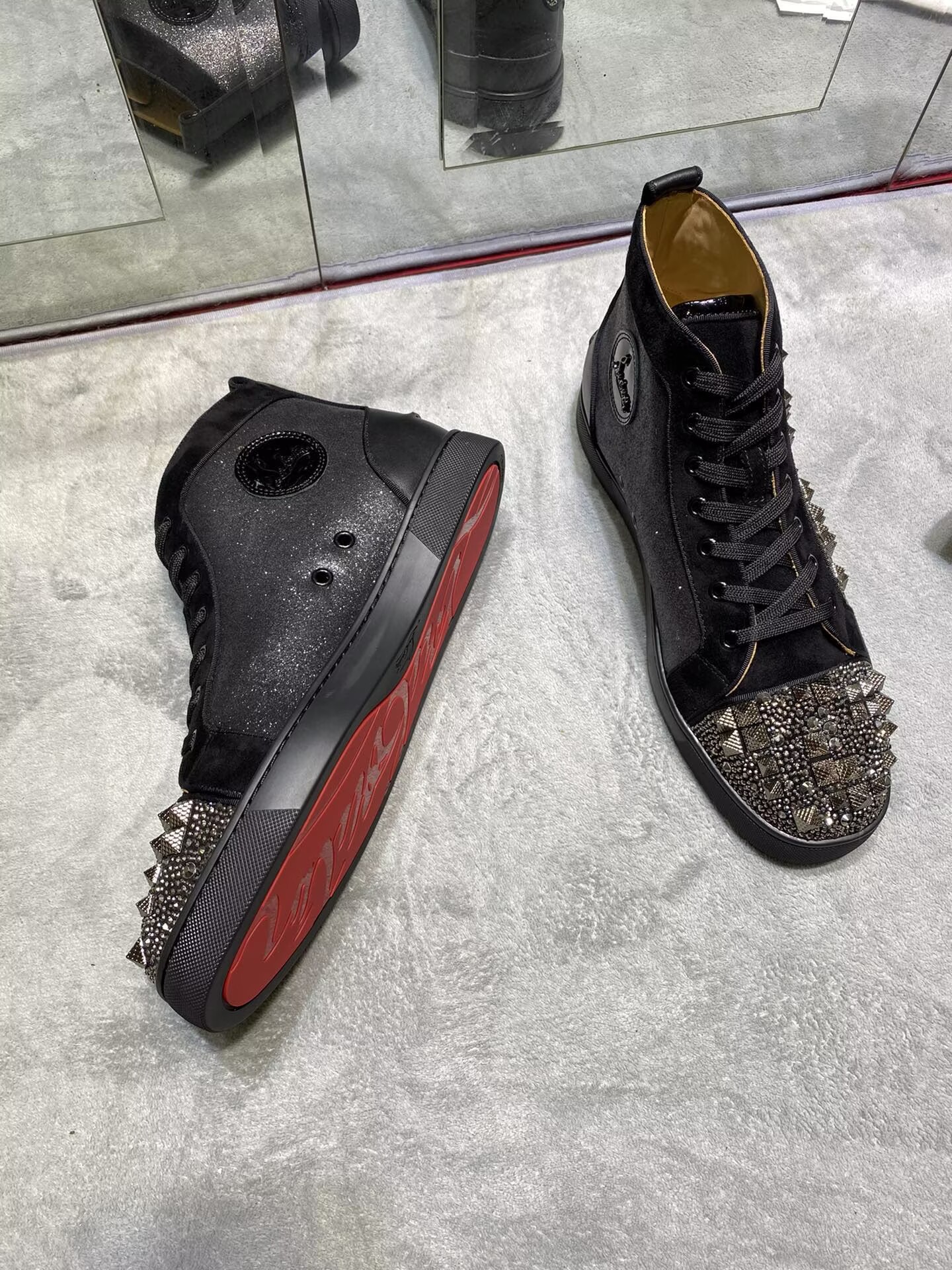 Christian Louboutin Red bottom High-Top - CCSHOES