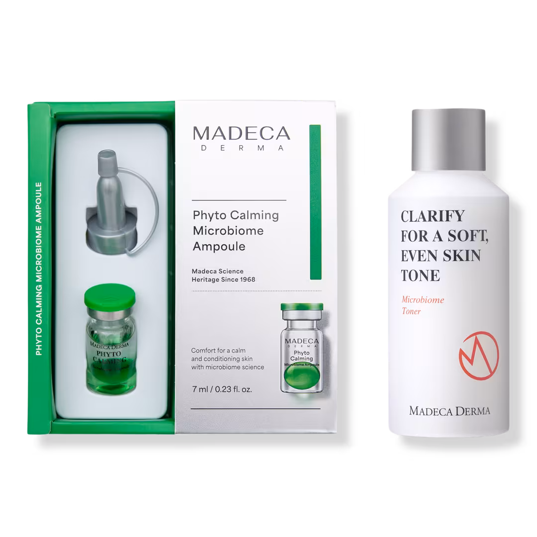 Madeca Derma  Phyto Calming Microbiome Ampoule + Microbiome Toner Set