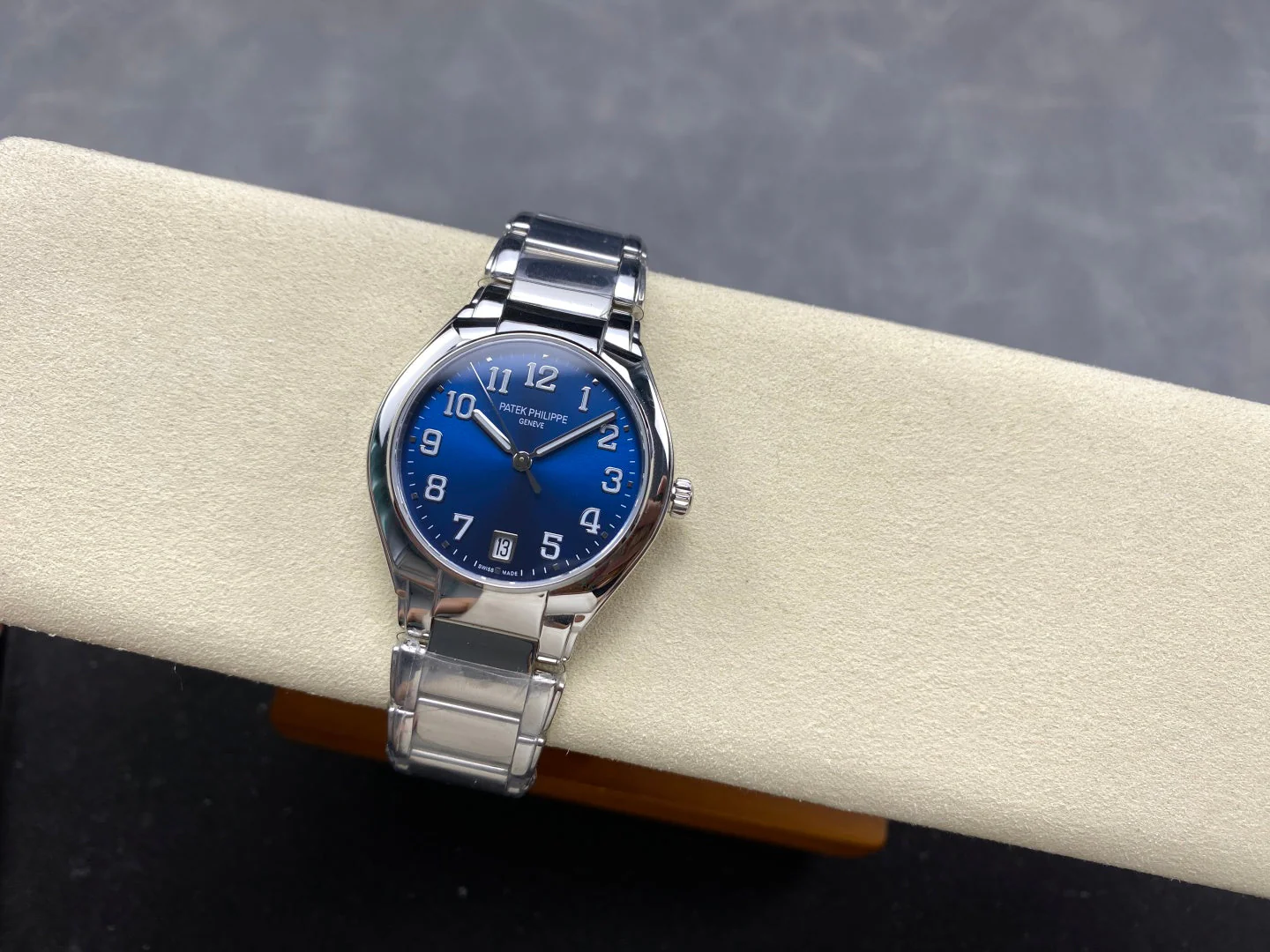 PATEK Twenty-Four 36mm Silver Blue Dial