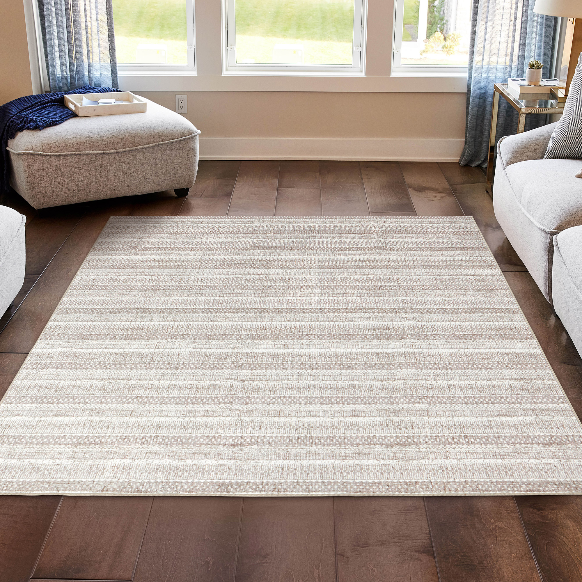 Wyatt & Ash Washable Indoor Area Rug, Oakley 7'10' x 10'
