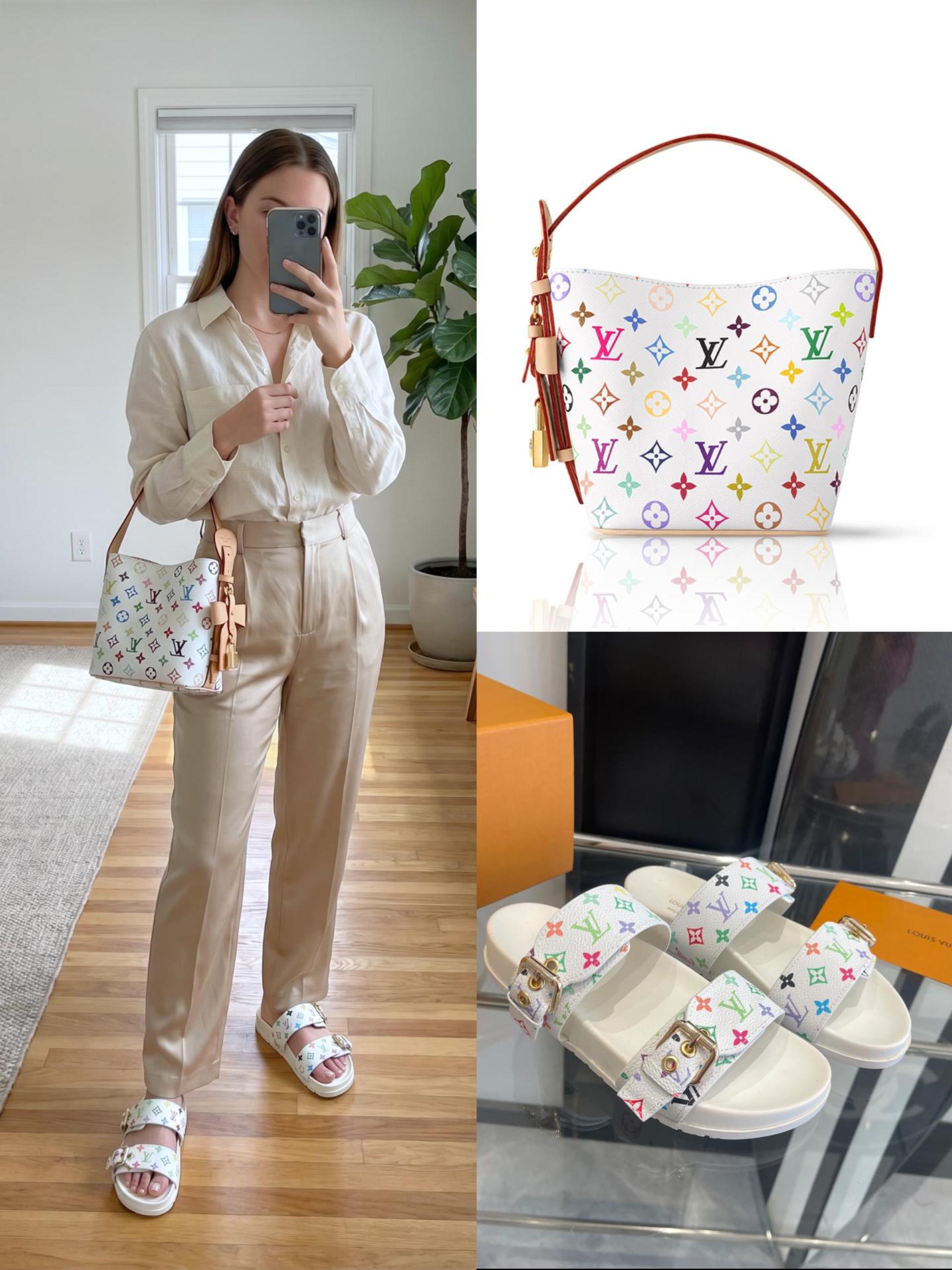 LV Shoes & Bag Set