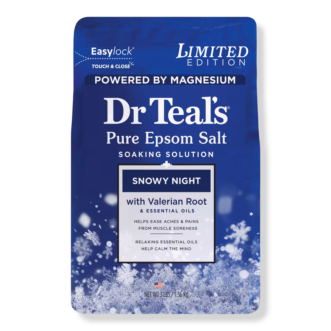 Dr Teal's  Snowy Night Epsom Salt Magnesium Soak