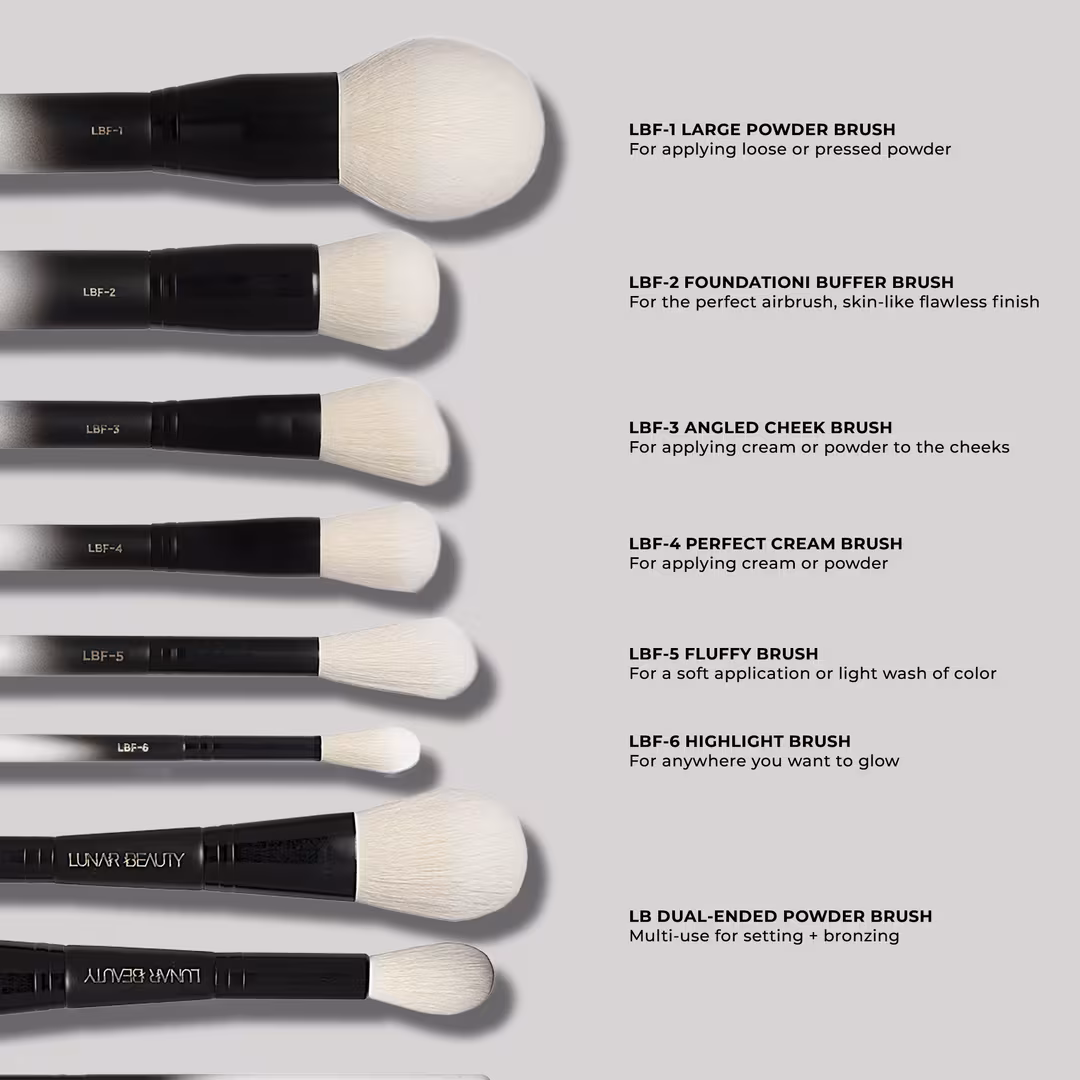Lunar Beauty  Face Brush Set