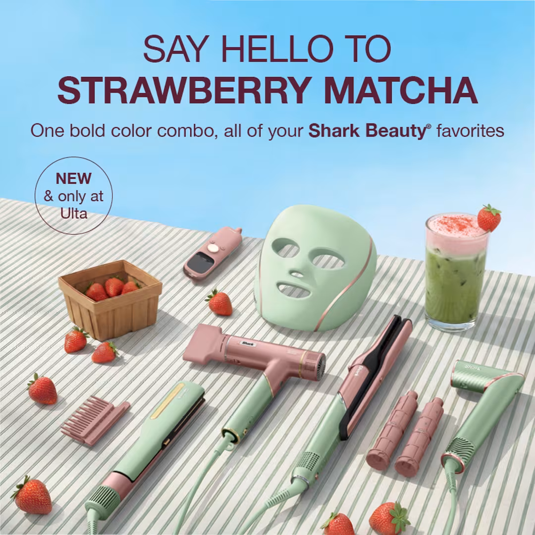 Shark Beauty  SpeedStyle Pro FLEX Hair Dryer System in Strawberry Matcha