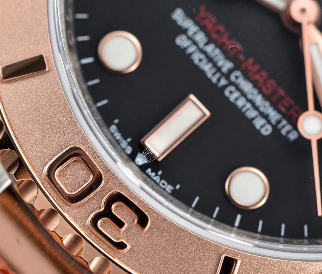 Rolex Watch YACHT-MASTER EVEROSE GOLD BLACK DIAL Watch