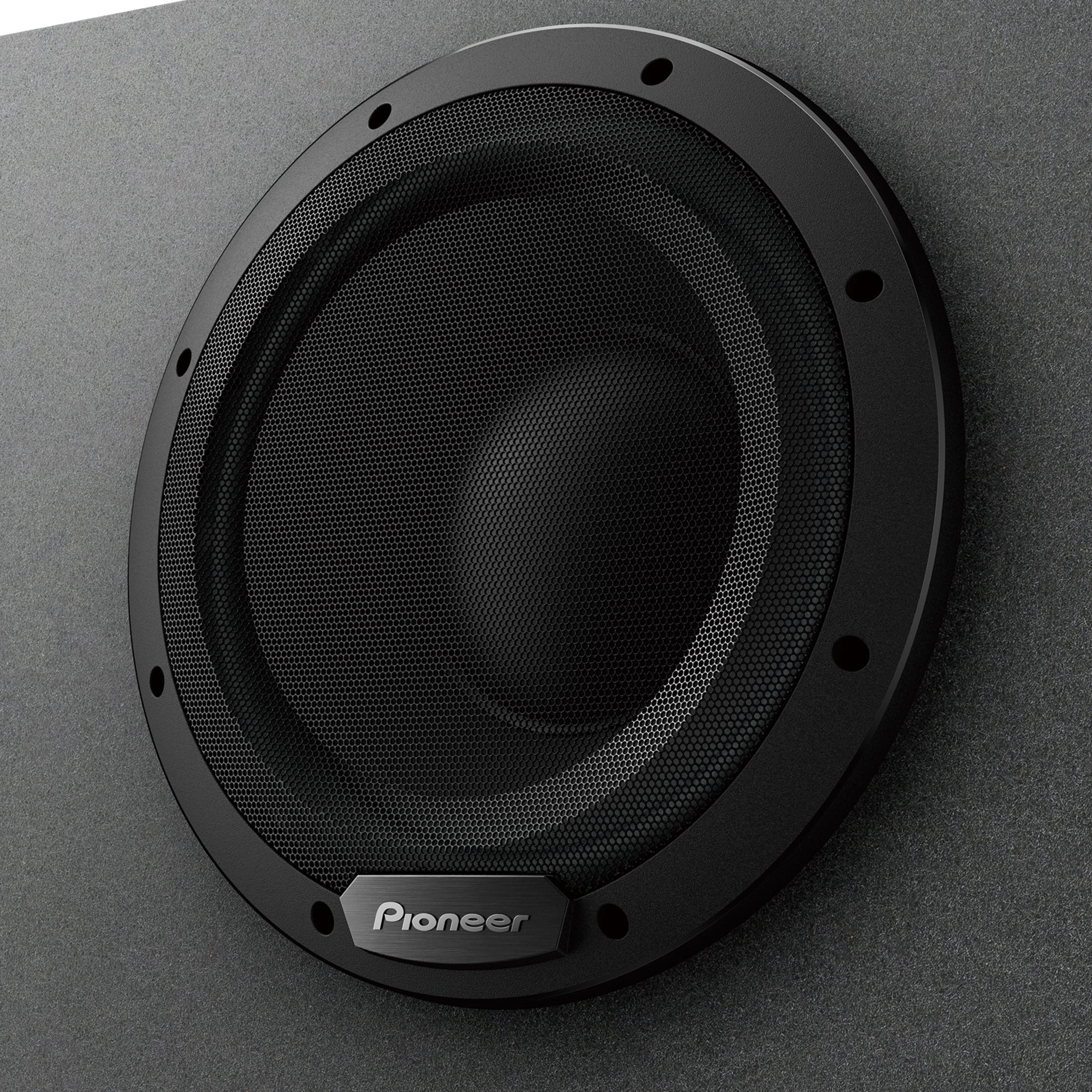 Pioneer TS-WX1010A 10" - 1100 Watts woofer pre-loaded subwoofer, sealed box design and built-in 300