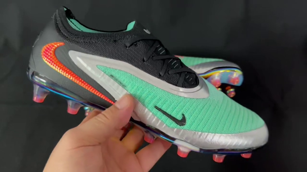 N low-top Phantom GX III double-layer waterproof fish silk fully knitted AG football shoes