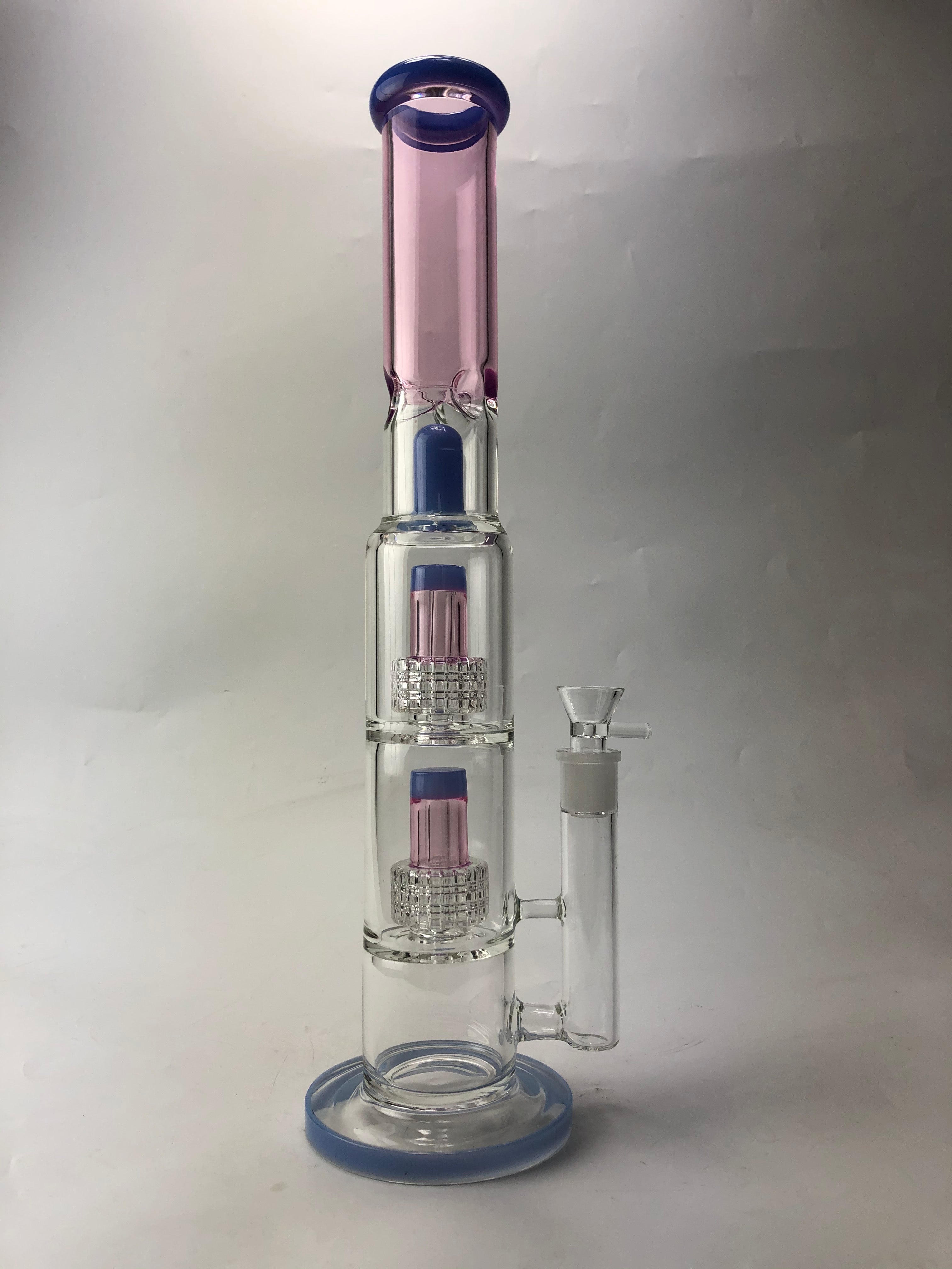 17 Double Matrix Perc Water Bong