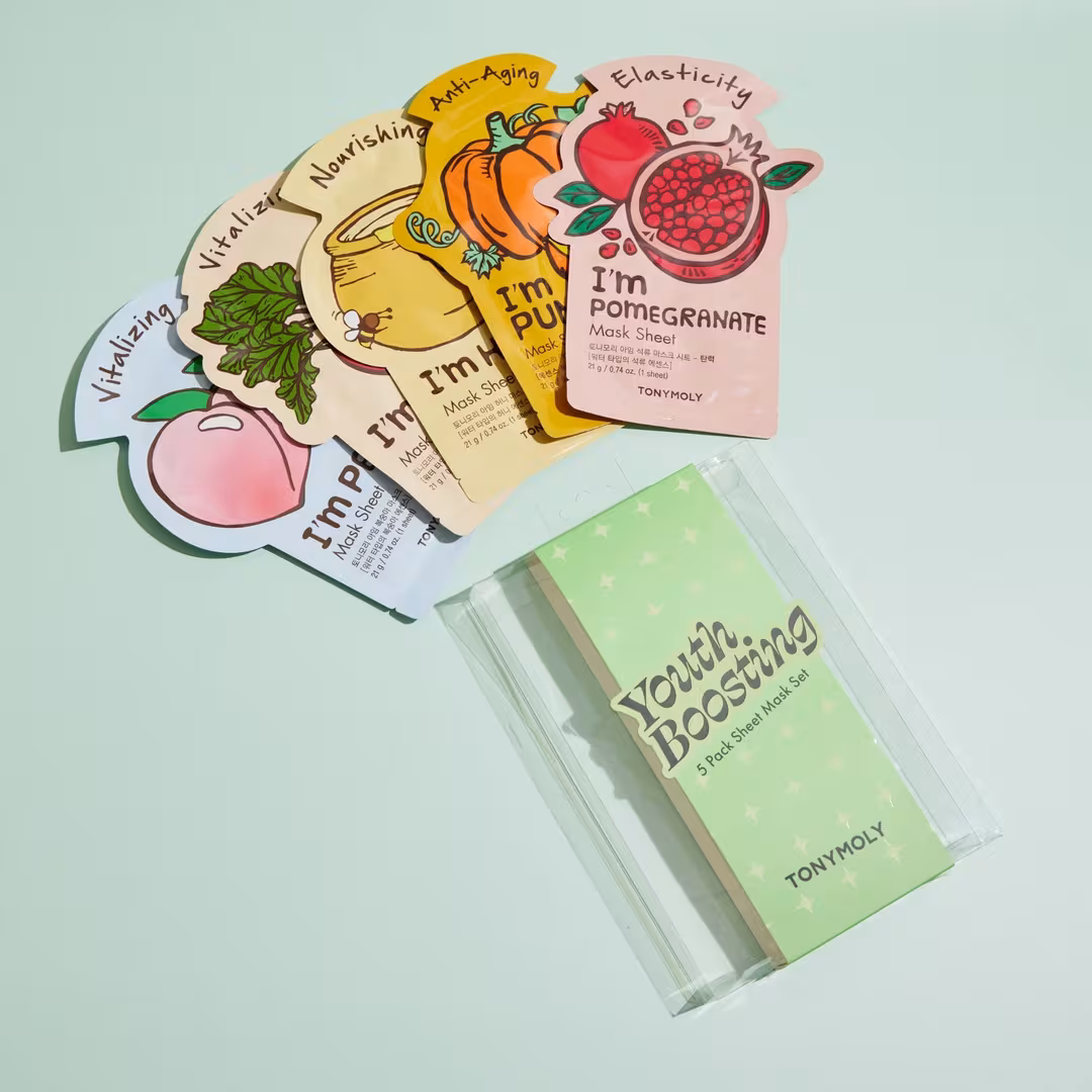 TONYMOLY  Youth Boosting 5 Pack Sheet Mask Set