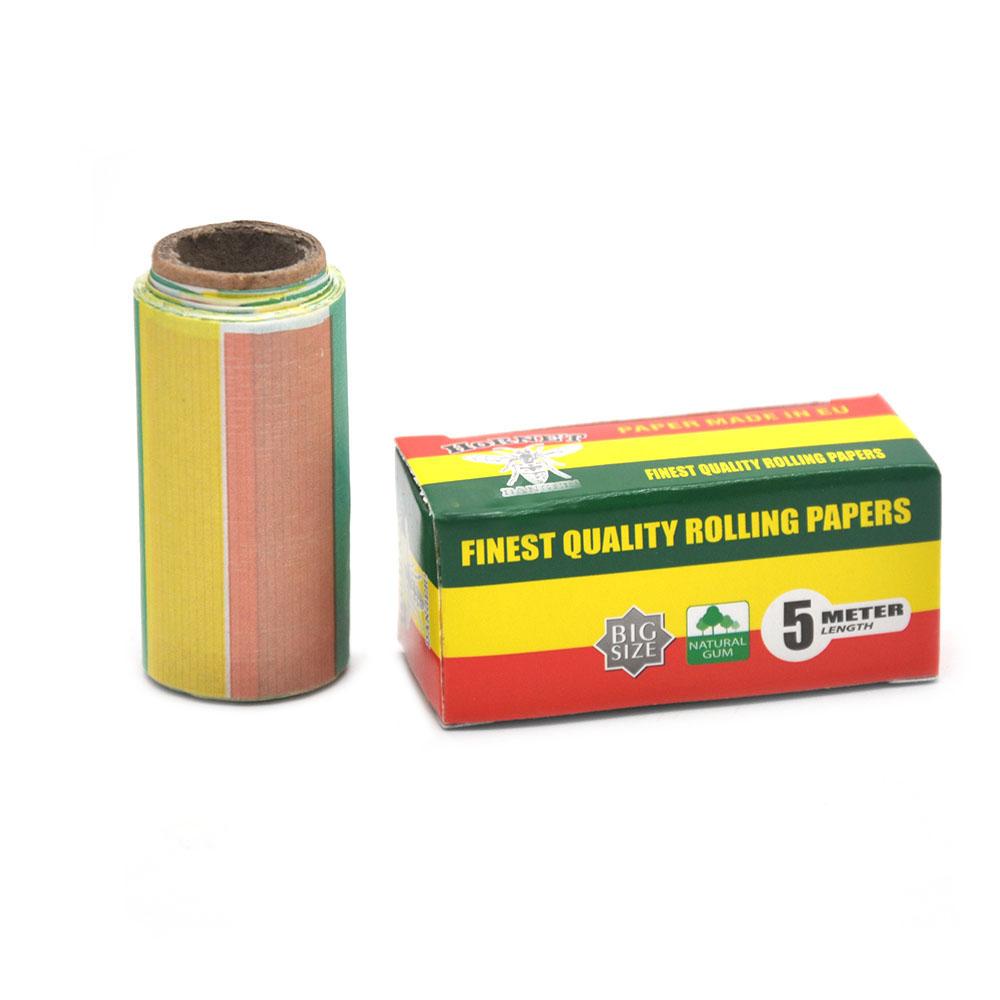 Reggae Pattern Rolling Paper 5 Rolls
