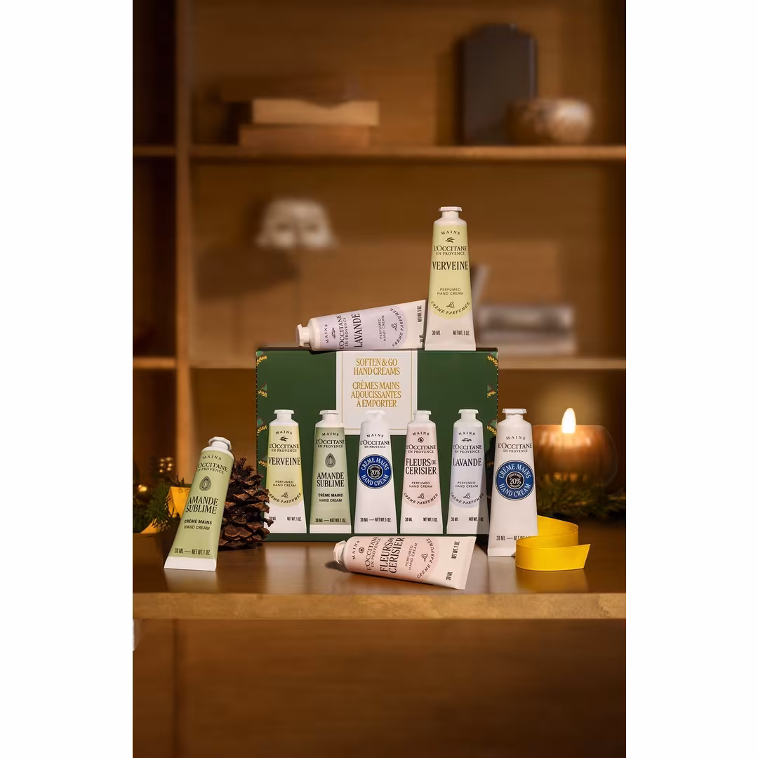 L'Occitane  Soften & Go Hand Creams Gift Set