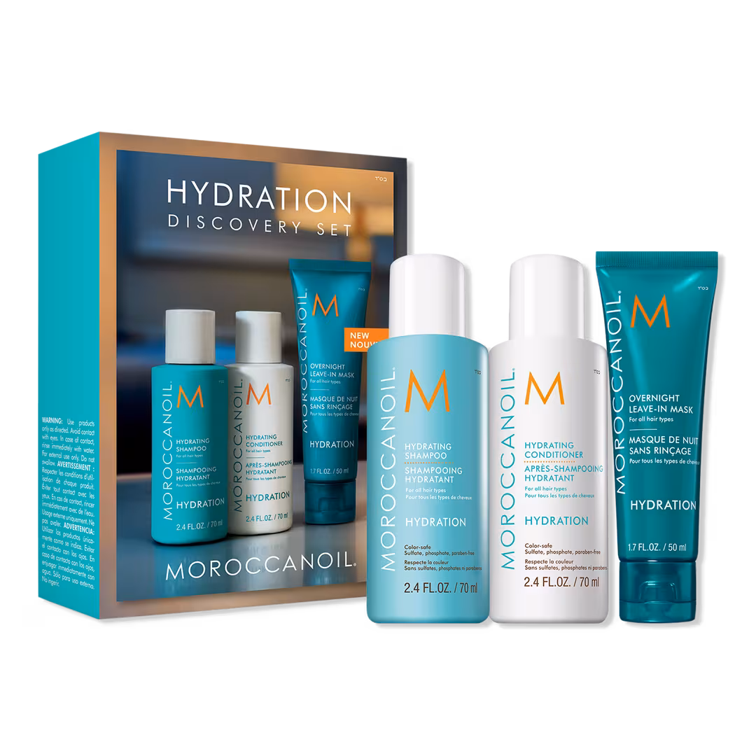Moroccanoil  Overnight Hydrating Leave-in Hair Mask Treatment Serum Value Set