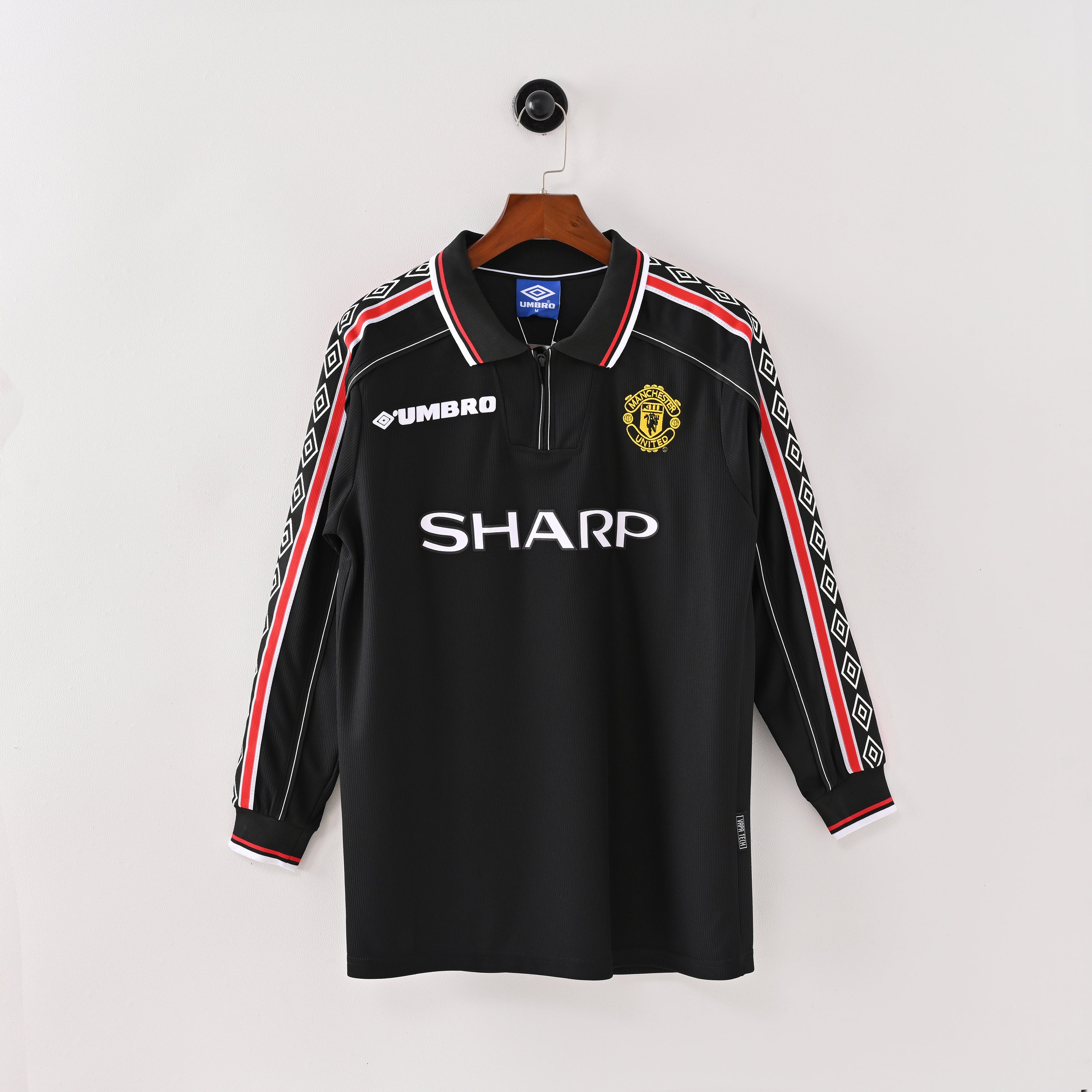 Manchester United Long Sleeve Retro Vintage Third Jersey Men 1998-1999