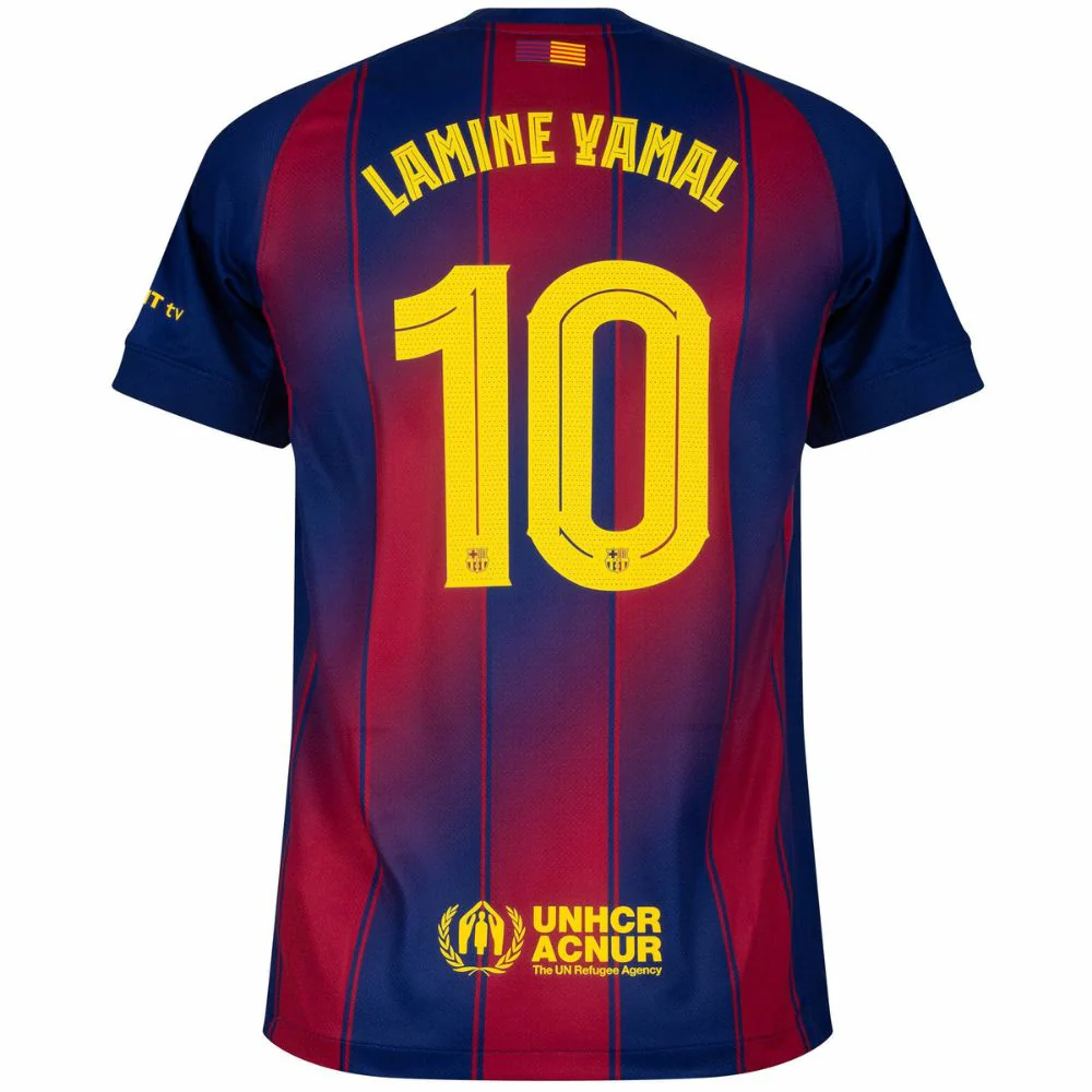 Barca Lamine Yamal 10 Home Jersey Men 2025 2026