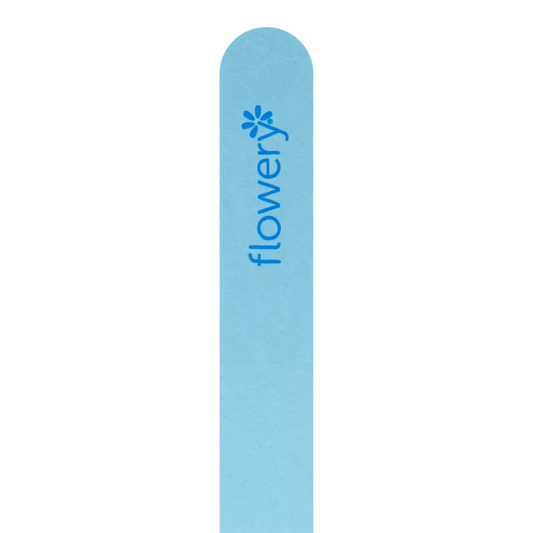 Flowery  Moody Blue Nail File