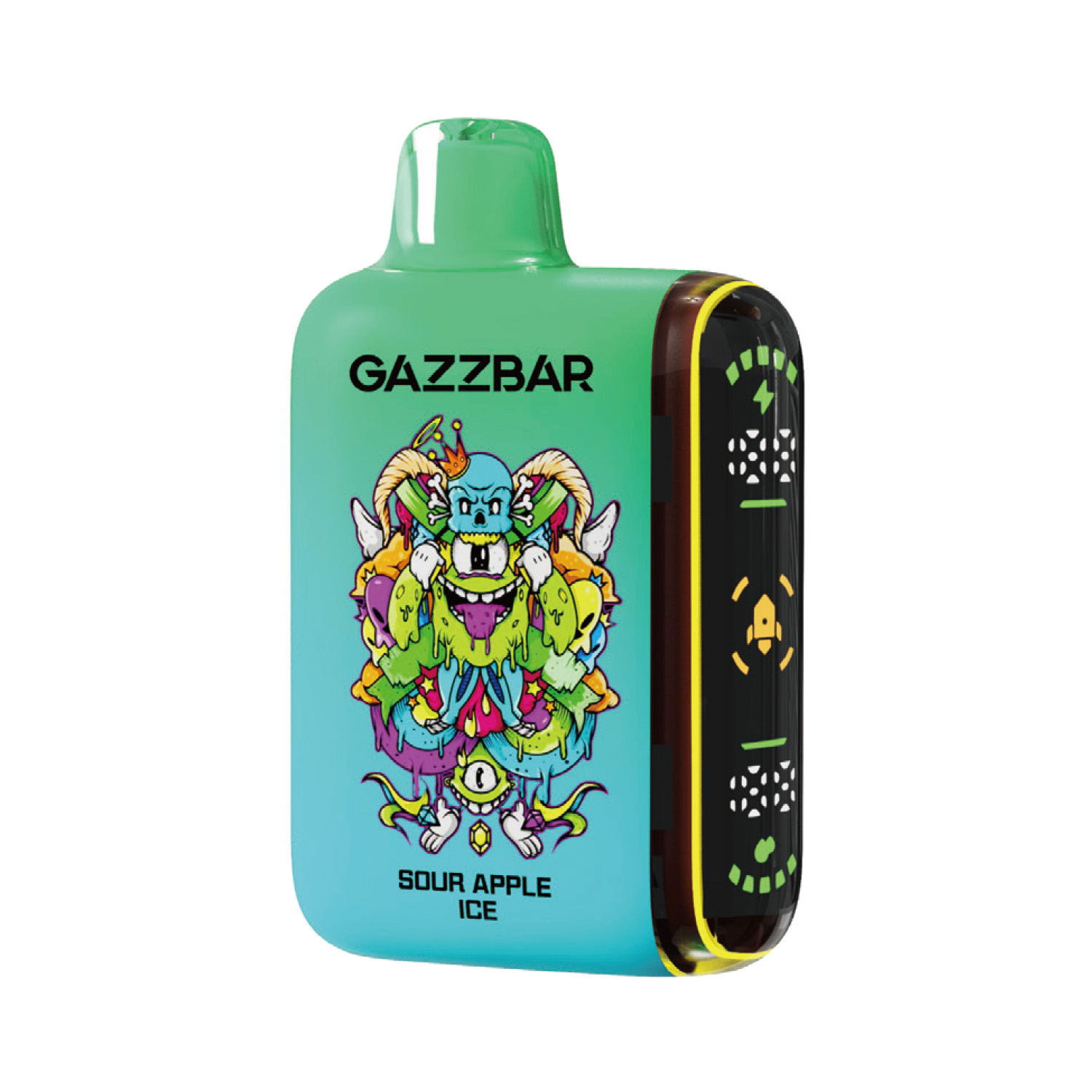 GAZZBAR ROCKET 10000 PUFFS-SOUR APPLE ICE