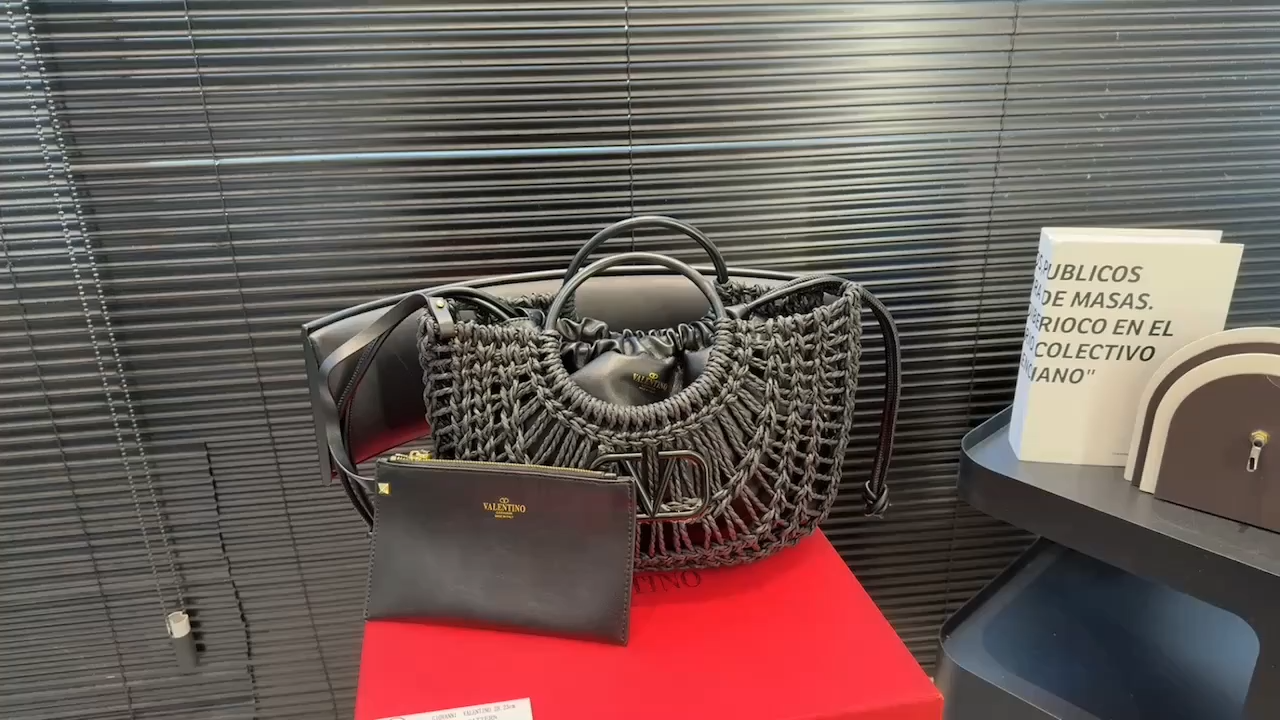 Valentino Straw Handbag