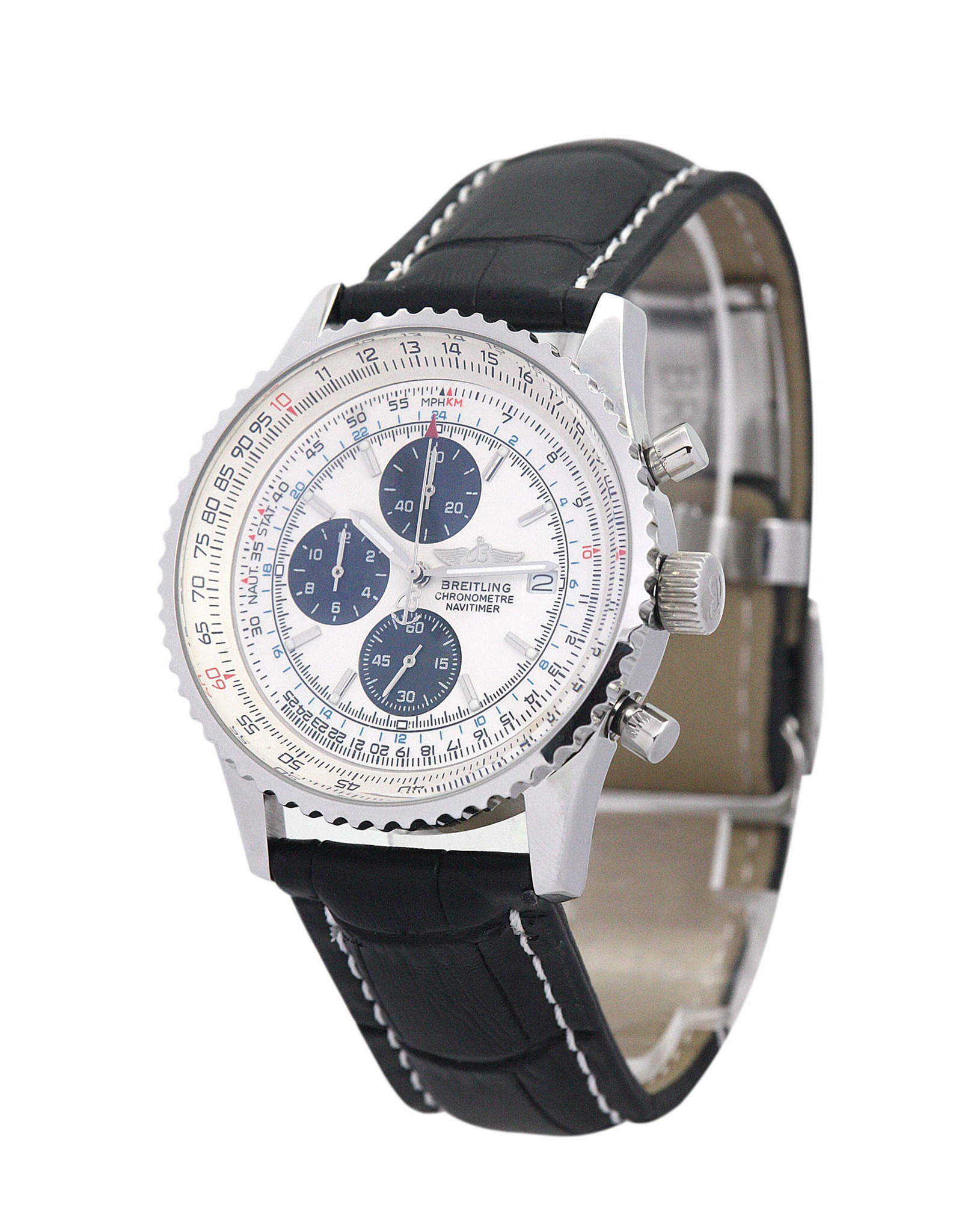 Replica Breitling Navitimer White Dial Stick Markers A23322