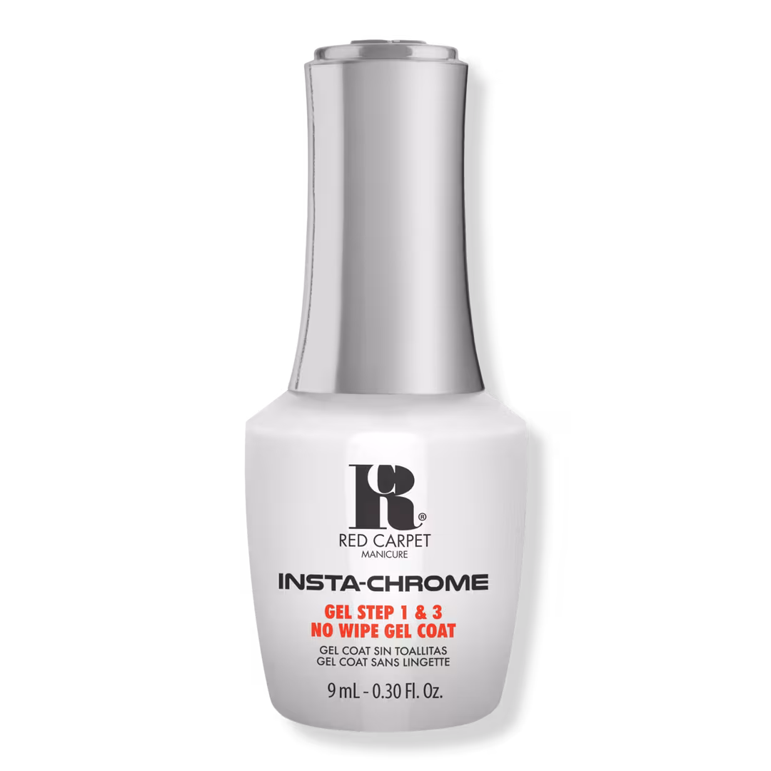 Red Carpet Manicure  Insta-Chrome Gel Coat Step 1 & 3