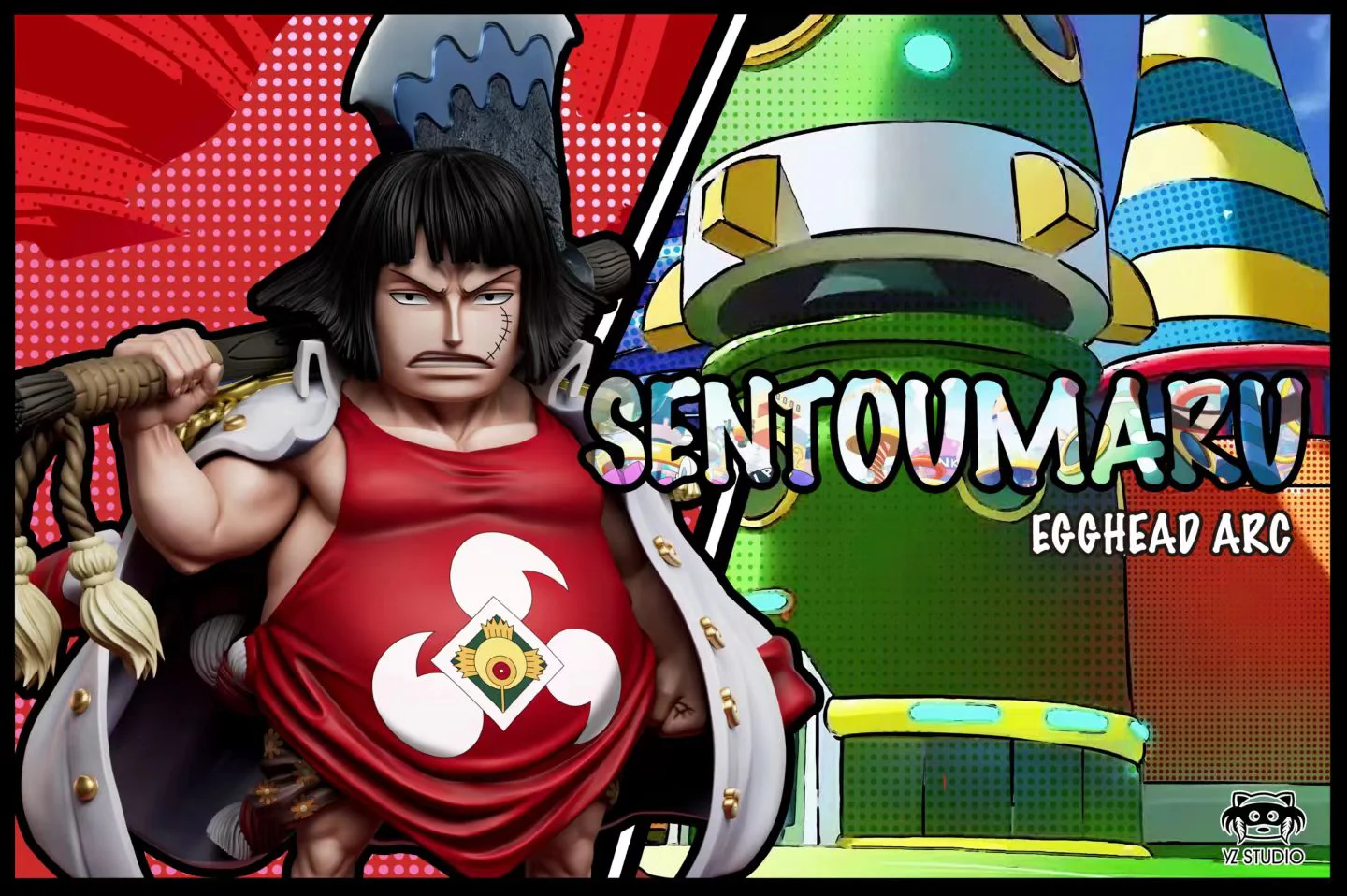 YZ Studio - Egghead Arc Sentomaru | 蛋头岛 战桃丸