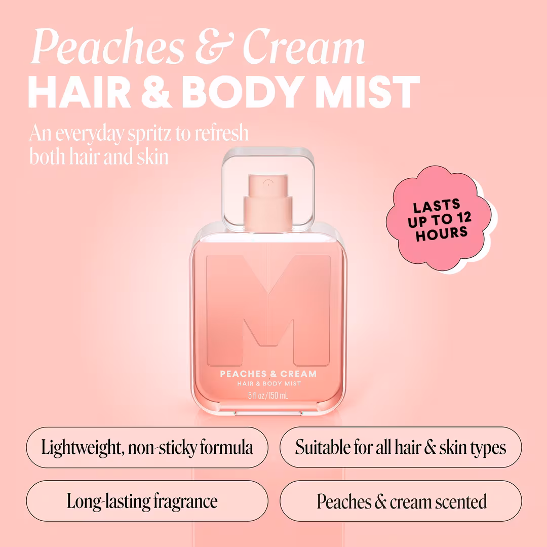 MONDAY Haircare  Peaches & Cream Hair & Body Mist