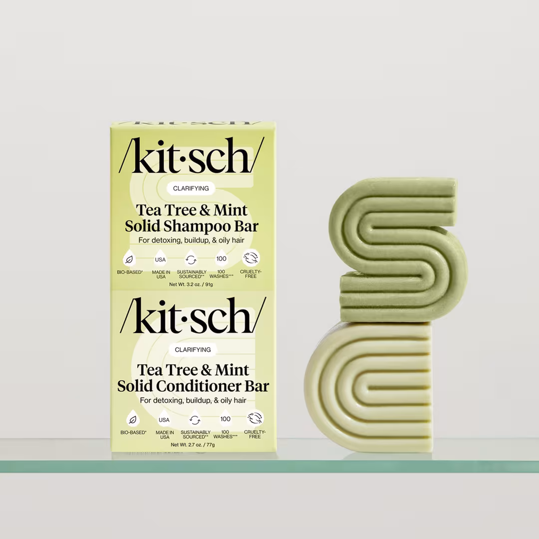 Kitsch  Tea Tree Shampoo + Conditioner Bar Combo