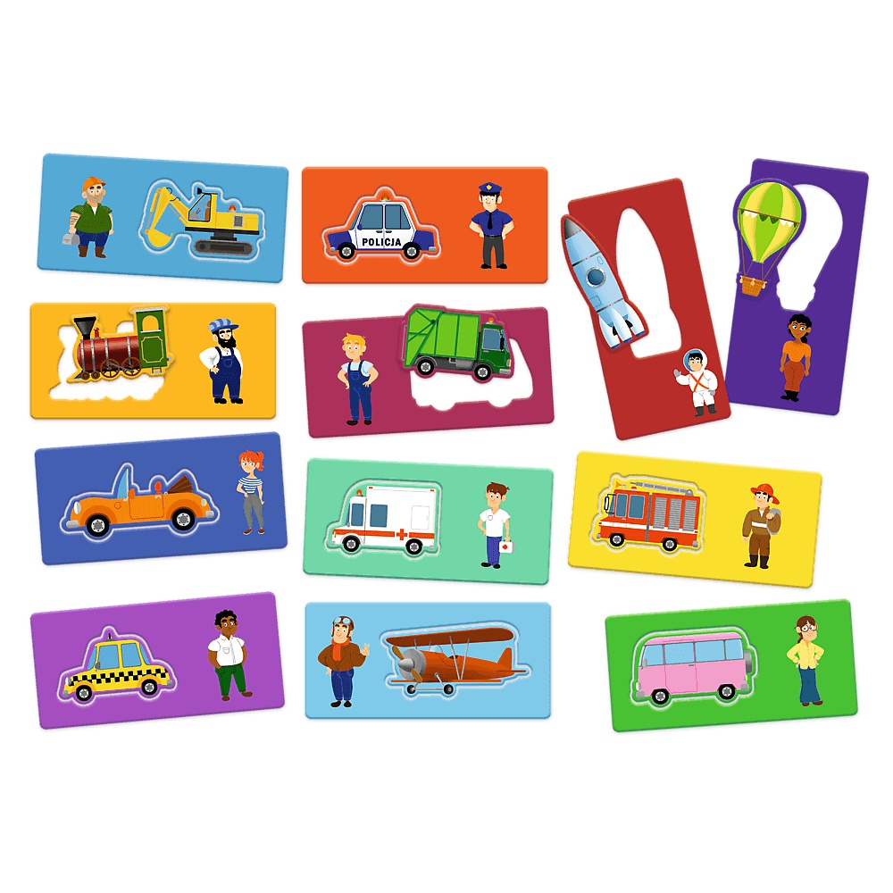 Gra Dla Dzieci Abc Malucha, Pojazdy