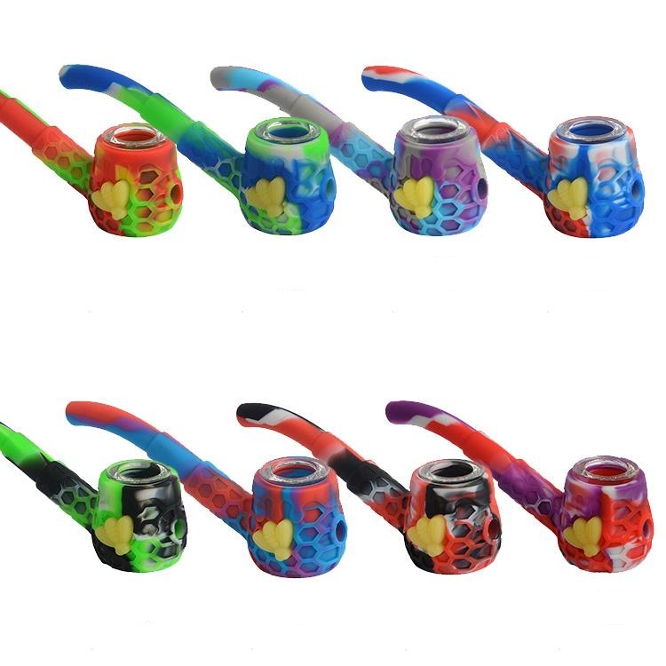 Camouflage Silicone Sherlock Pipe