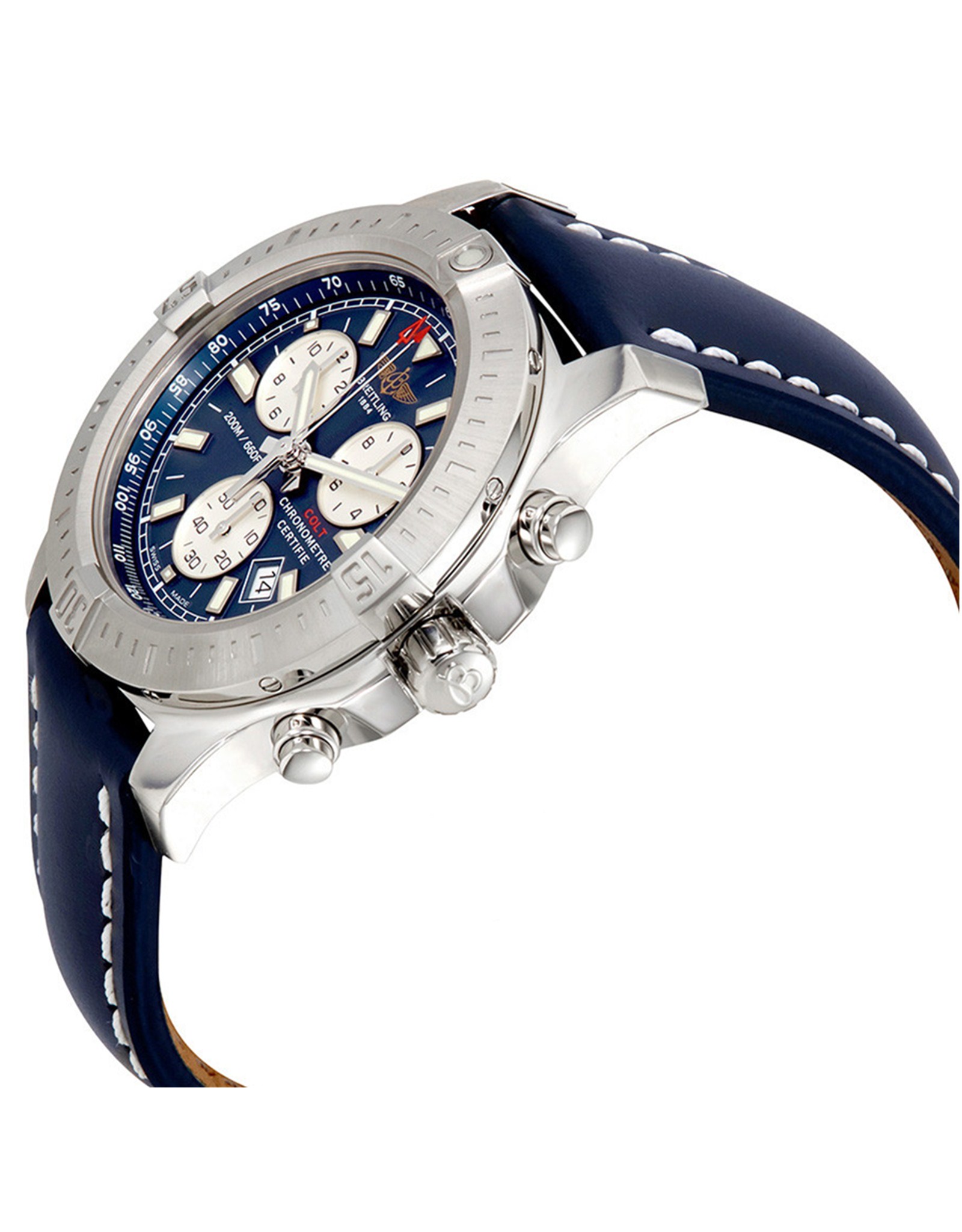 Replica Breitling Colt Blue Dial Stainless Steel Case A7338811 C905BLLT