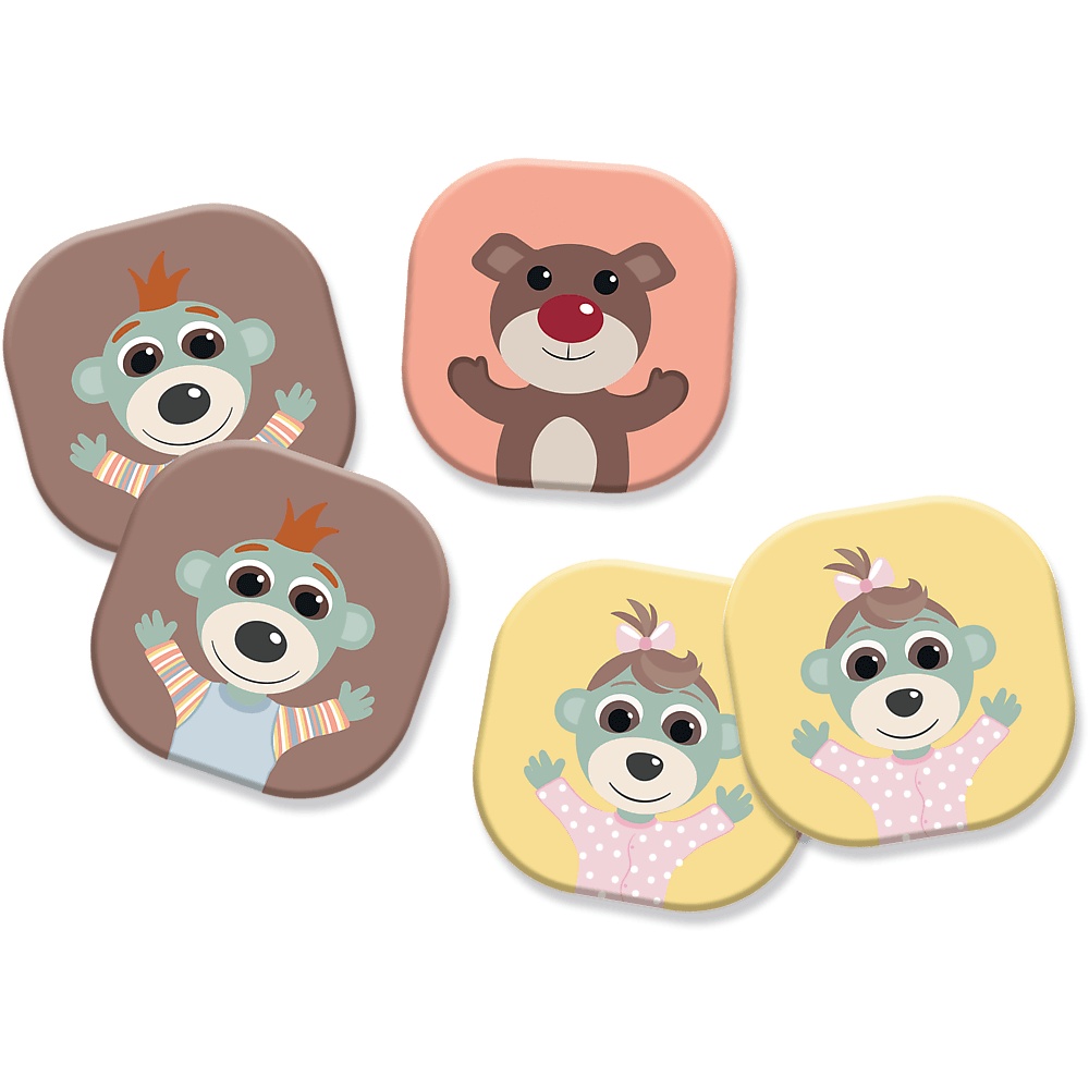 Gra Dla Dzieci Memos, Bobaski I Miś