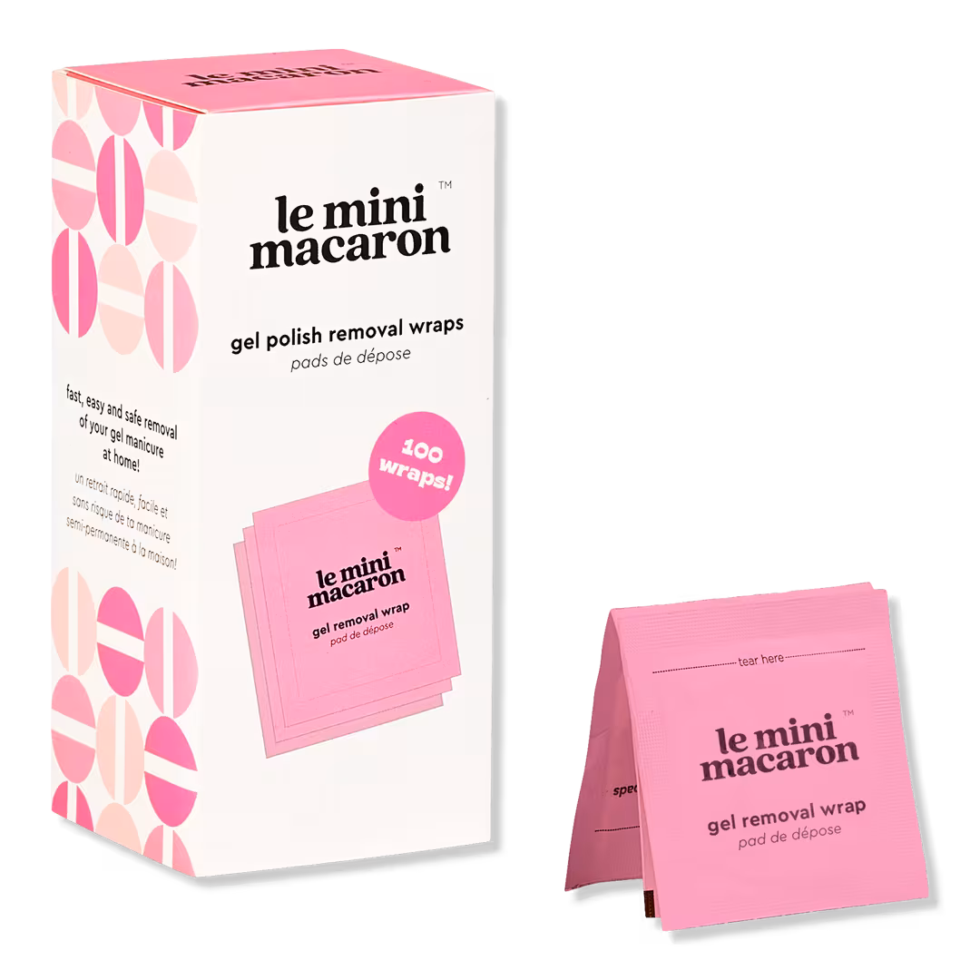 Le Mini Macaron  Mess-Free Gel Polish Remover Wraps