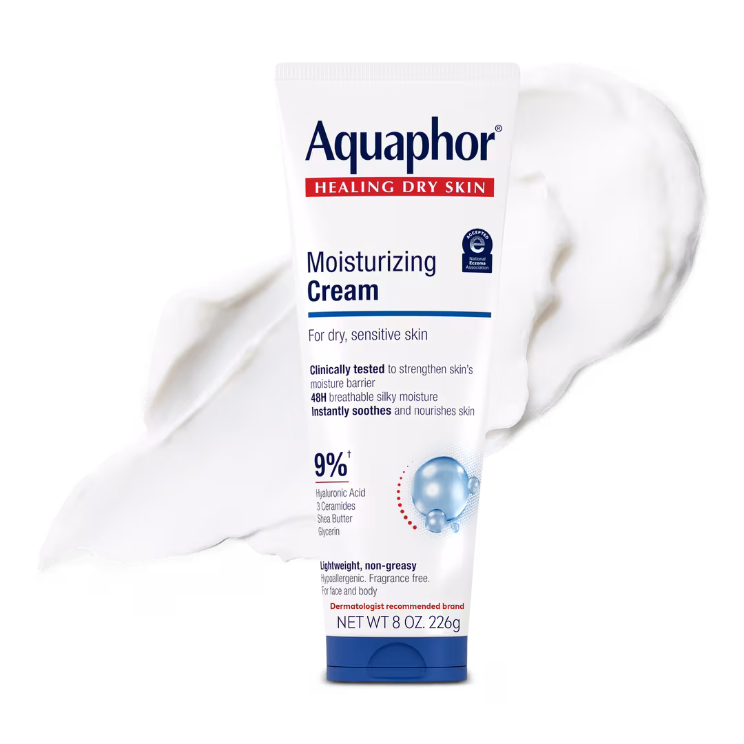 Aquaphor  Moisturizing Face and Body Cream for Dry Sensitive Skin
