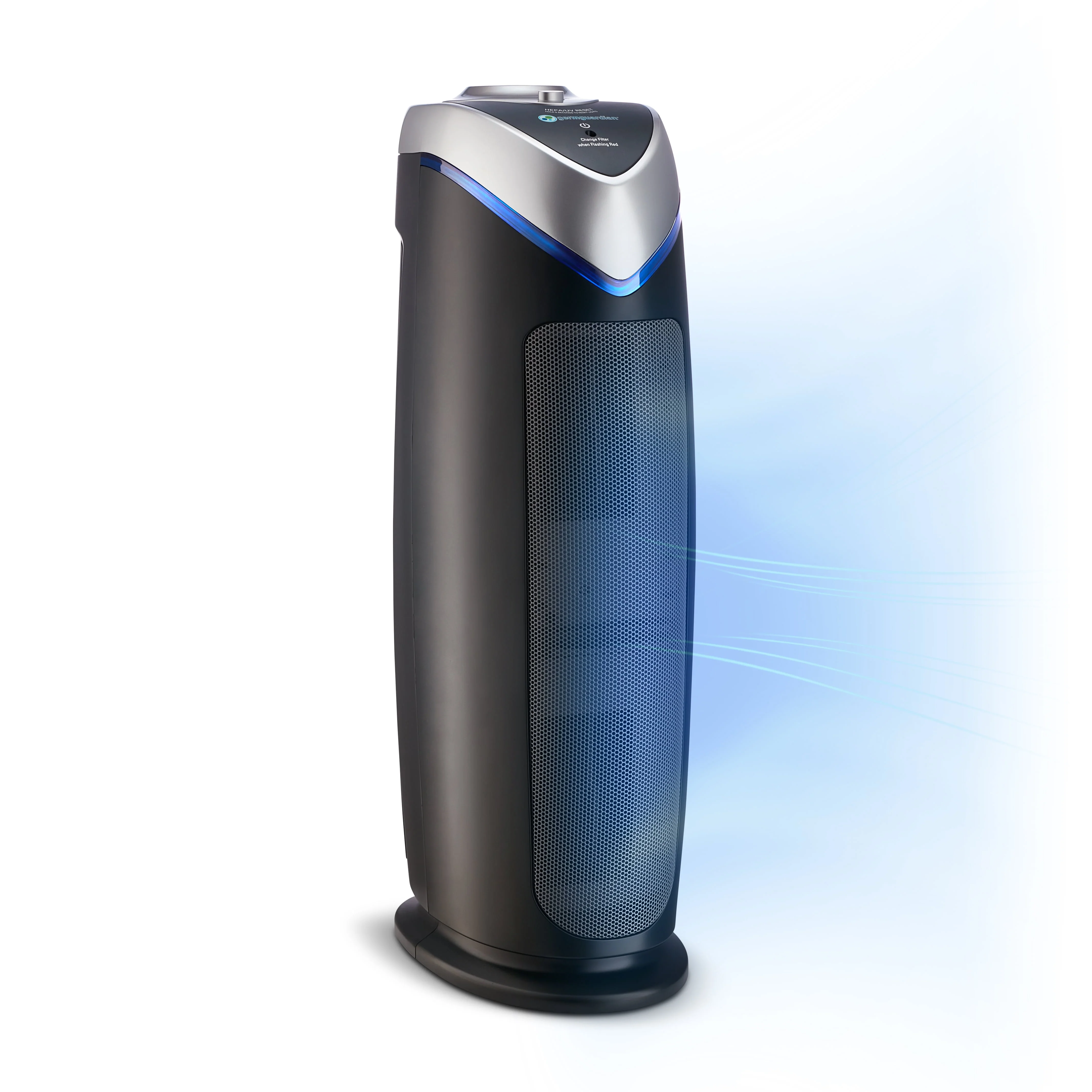 Germ Guardian Tower Air Purifier with HEPA Filter and UV-C Light Sanitizer, Gray, AC4825E
