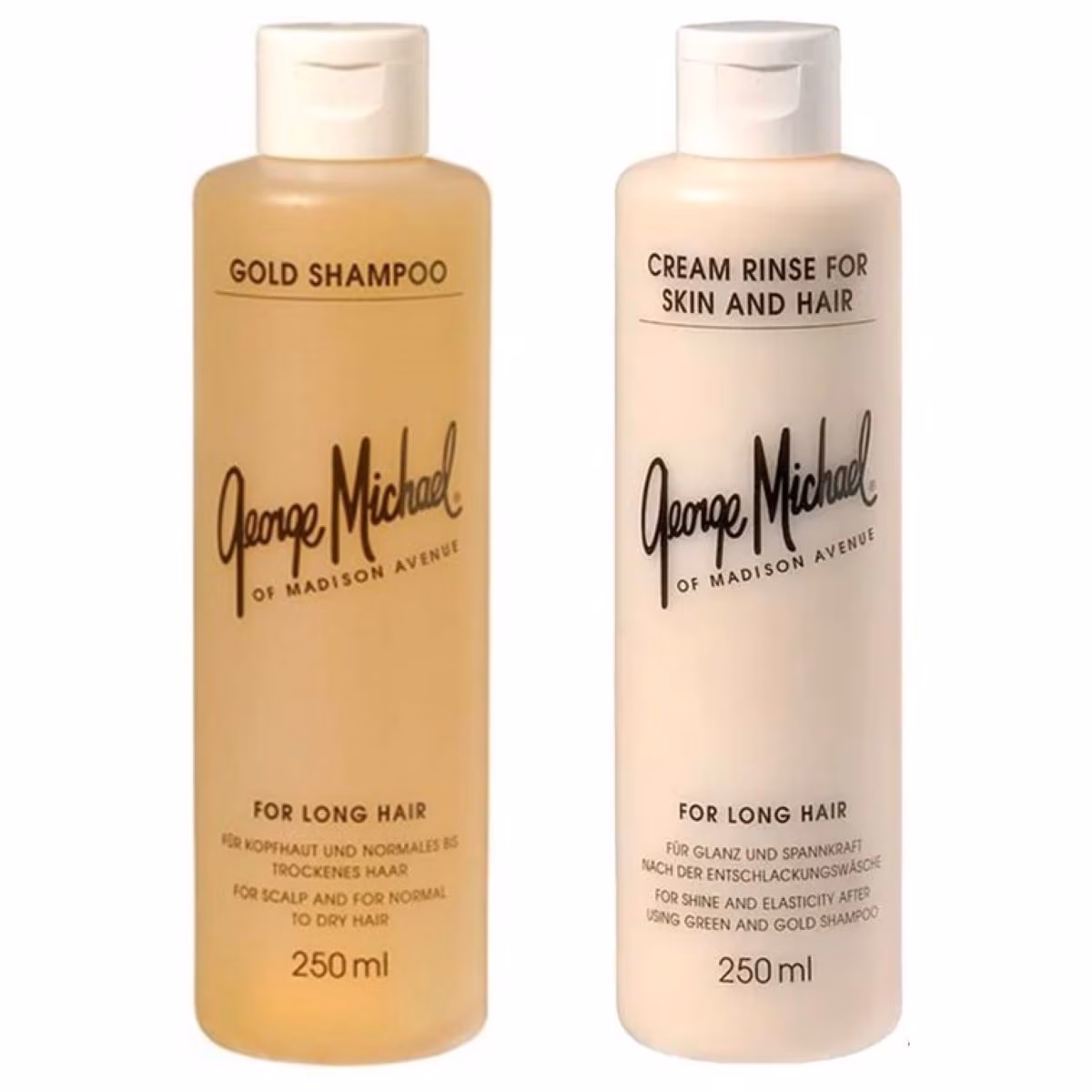 Gold Shampoo + Cream Rinse for Skin & Hair Bundle