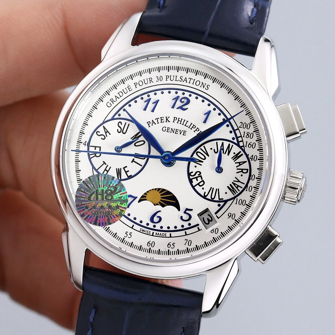 Patek Watch  COMPLICATIONS 7150 ANNUAL CALENDAR MOONPHASE STEEL