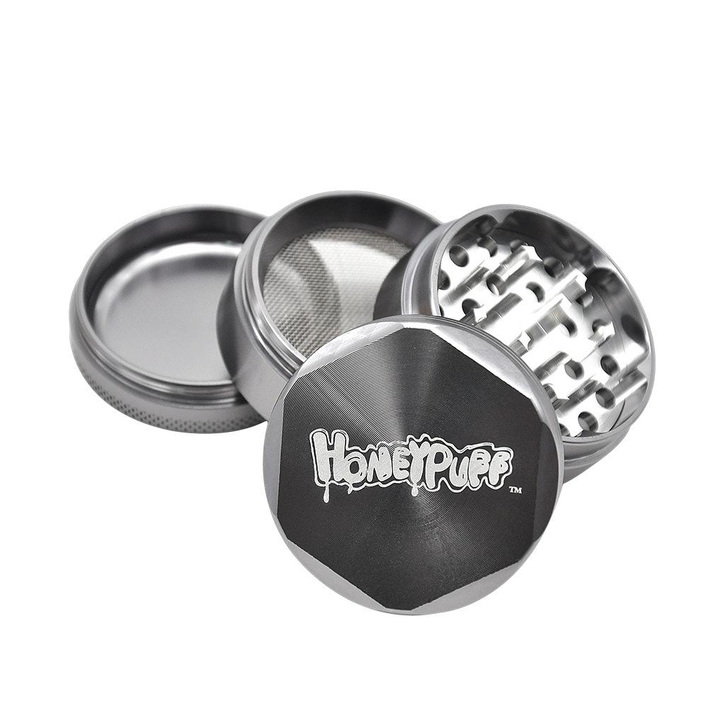 Honeypuff Easy-Grind Herb Grinder 4 Layer 50MM (3 Color)