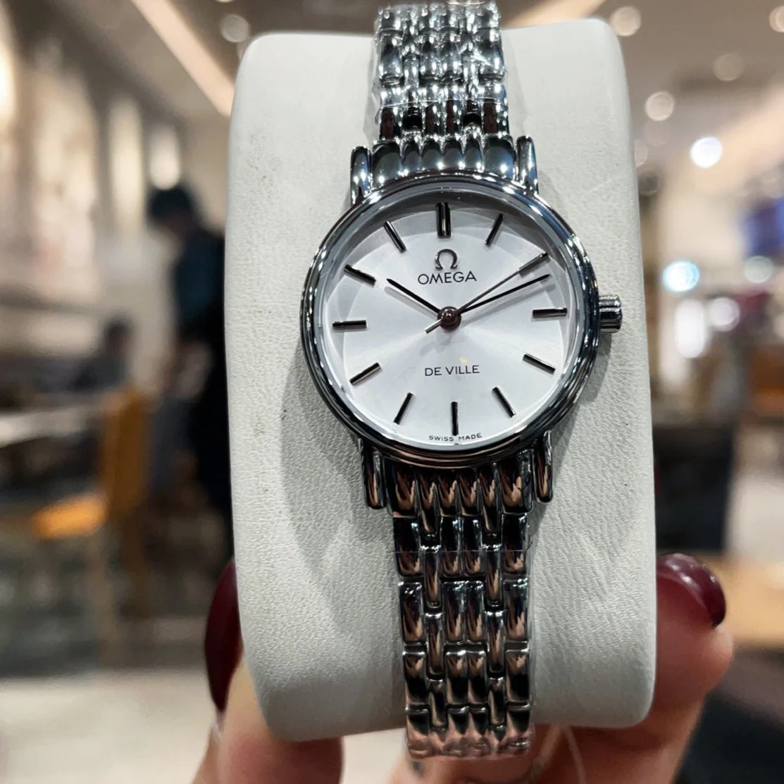 Omega Watch De Ville 26mm Silver White Dial