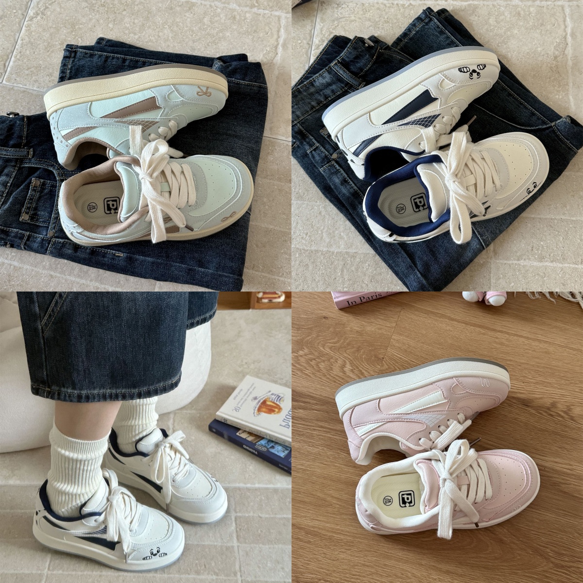 Women's Cartoon Platform Sneakers