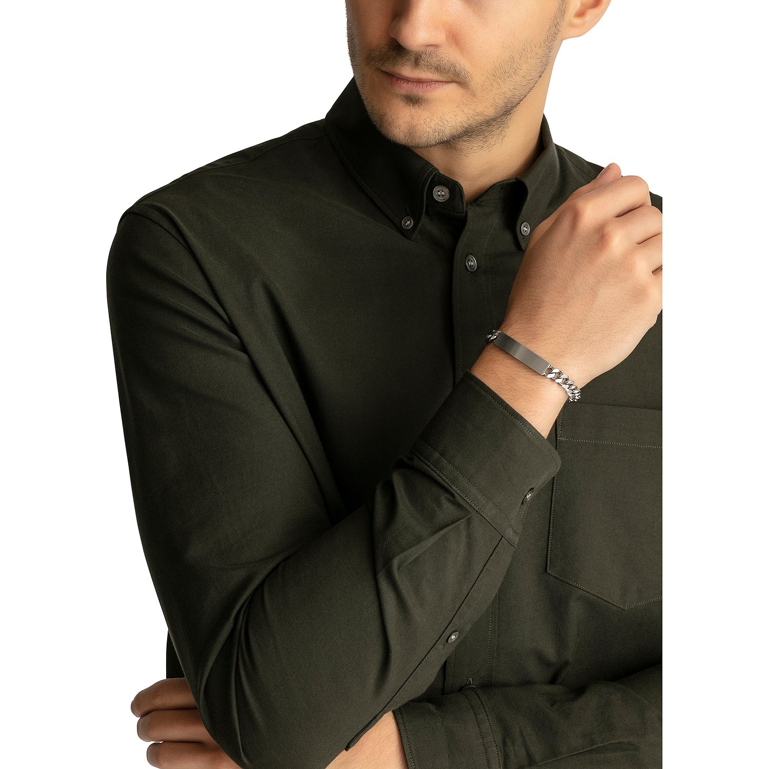 I.D.-Armband Edelstahl